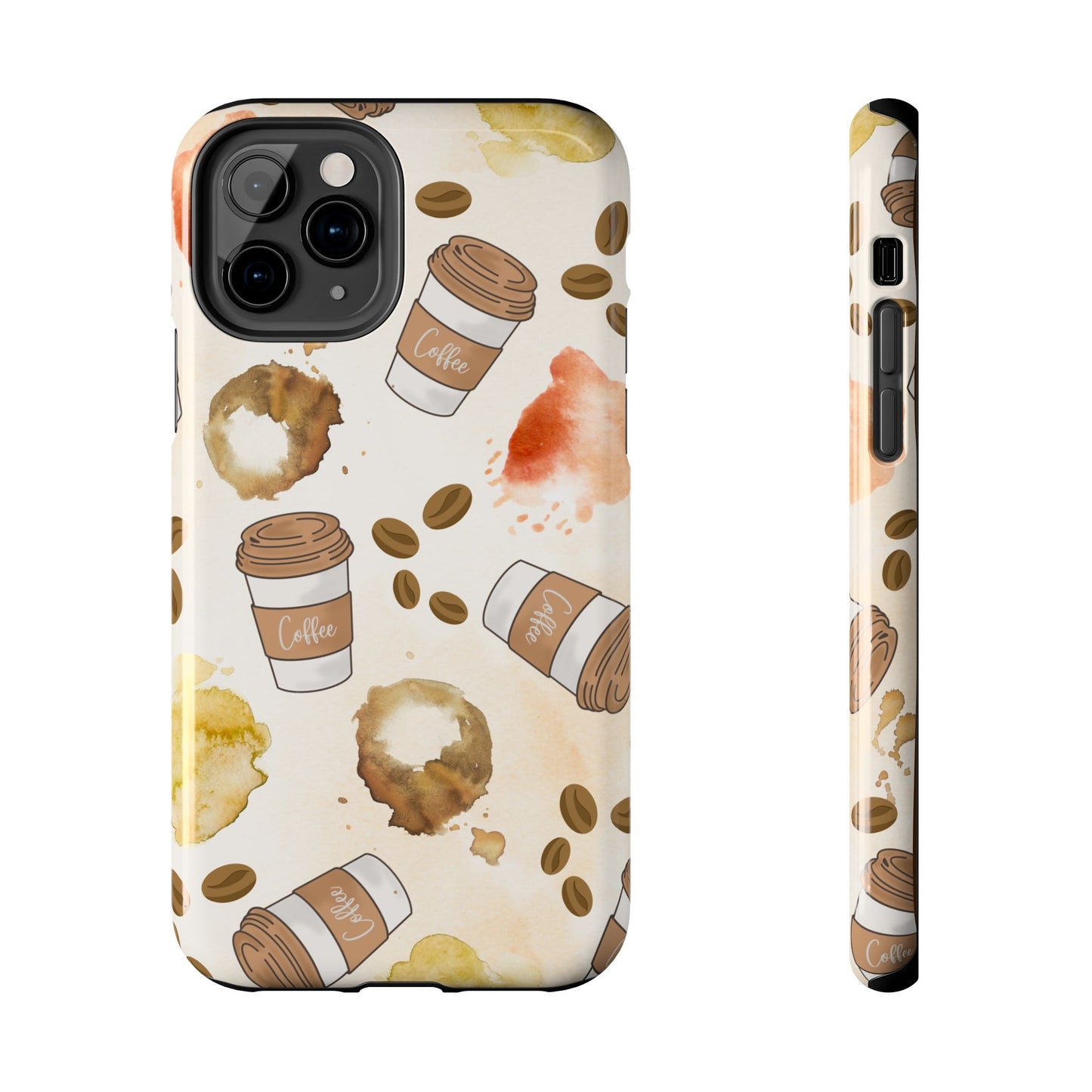 Cute, Trendy, Coffee Lover, Barista Tough Phone Cases for Iphone