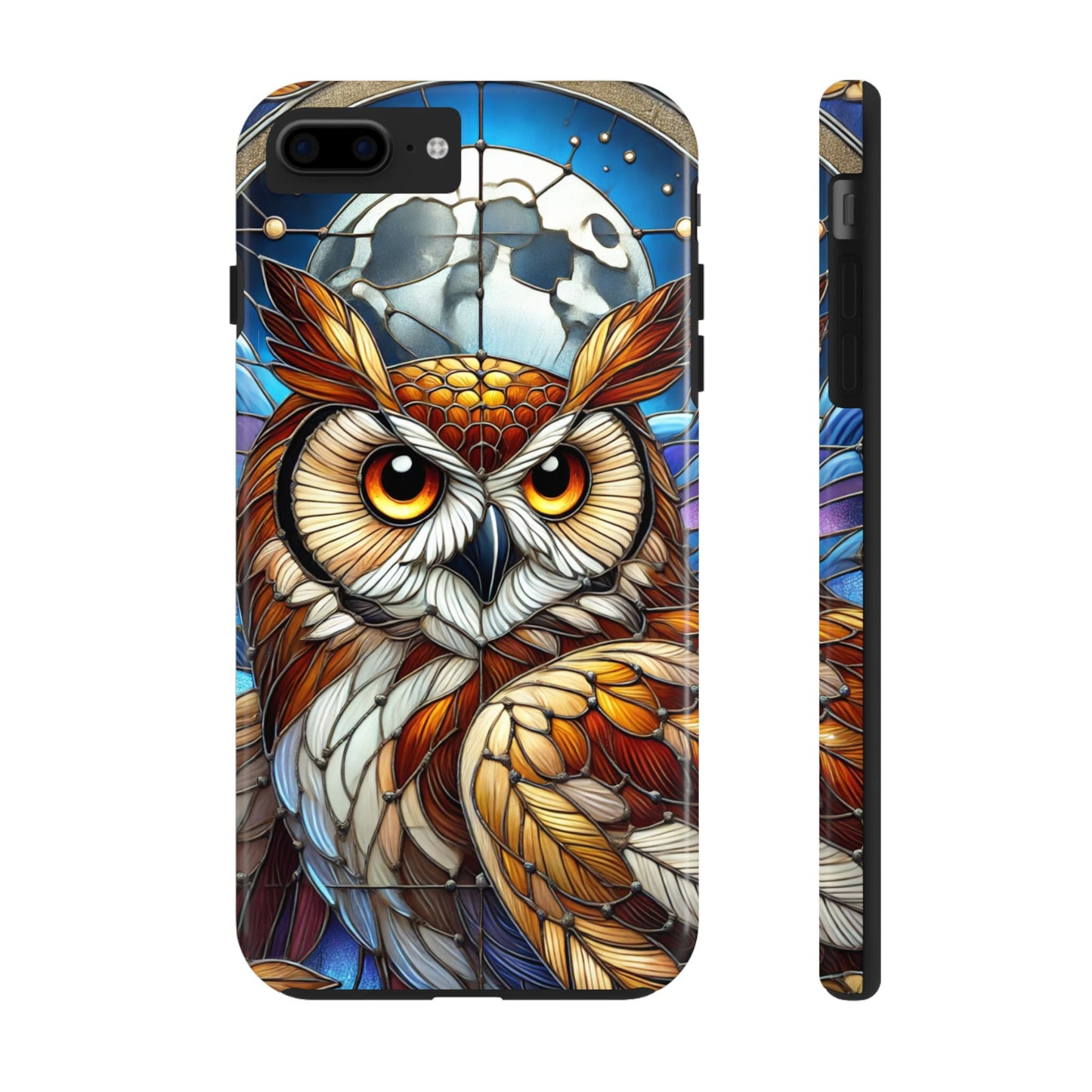 IPhone Case - Owl Stained Glass Design - Durable Protection