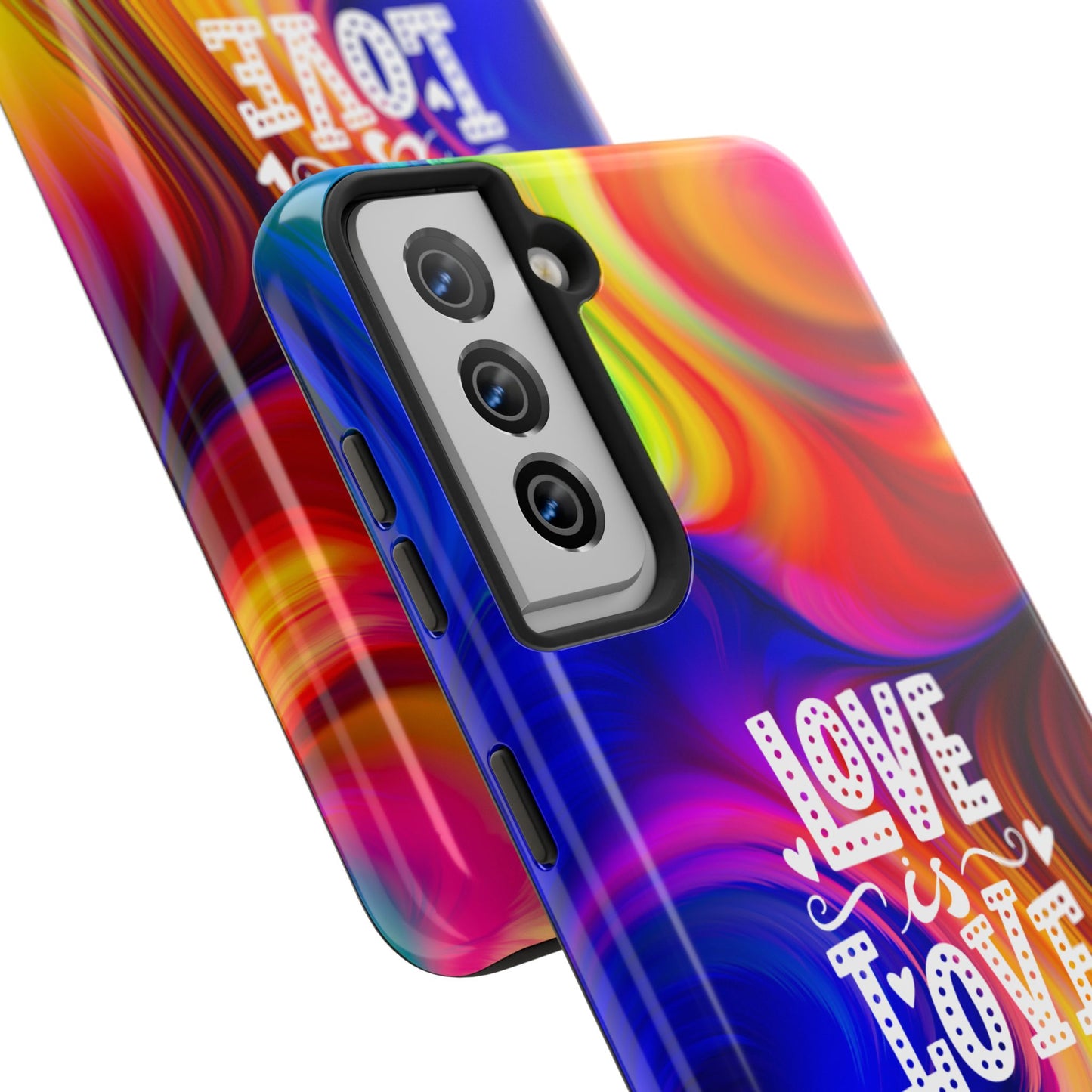 LOVE IS LOVE Colorful Love, Pride Tough Phone Case