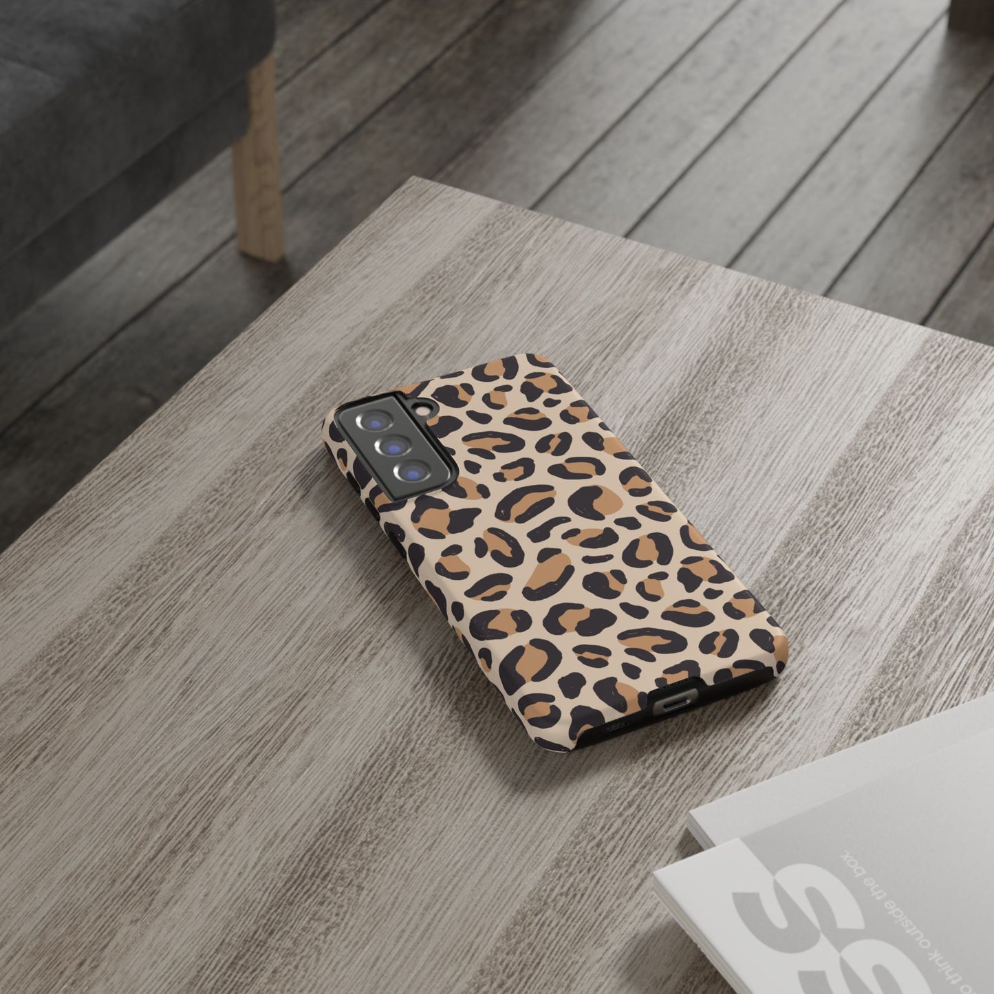Leopard Print Tough Phone Case for Samsung