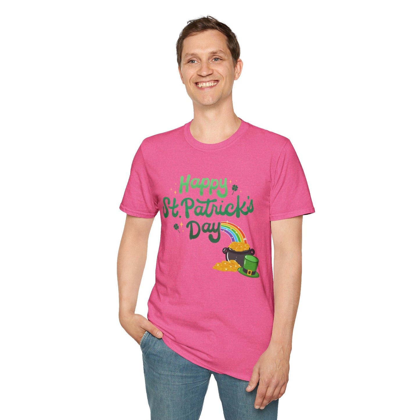 Happy St. Patrick's Day Unisex Softstyle T-Shirt