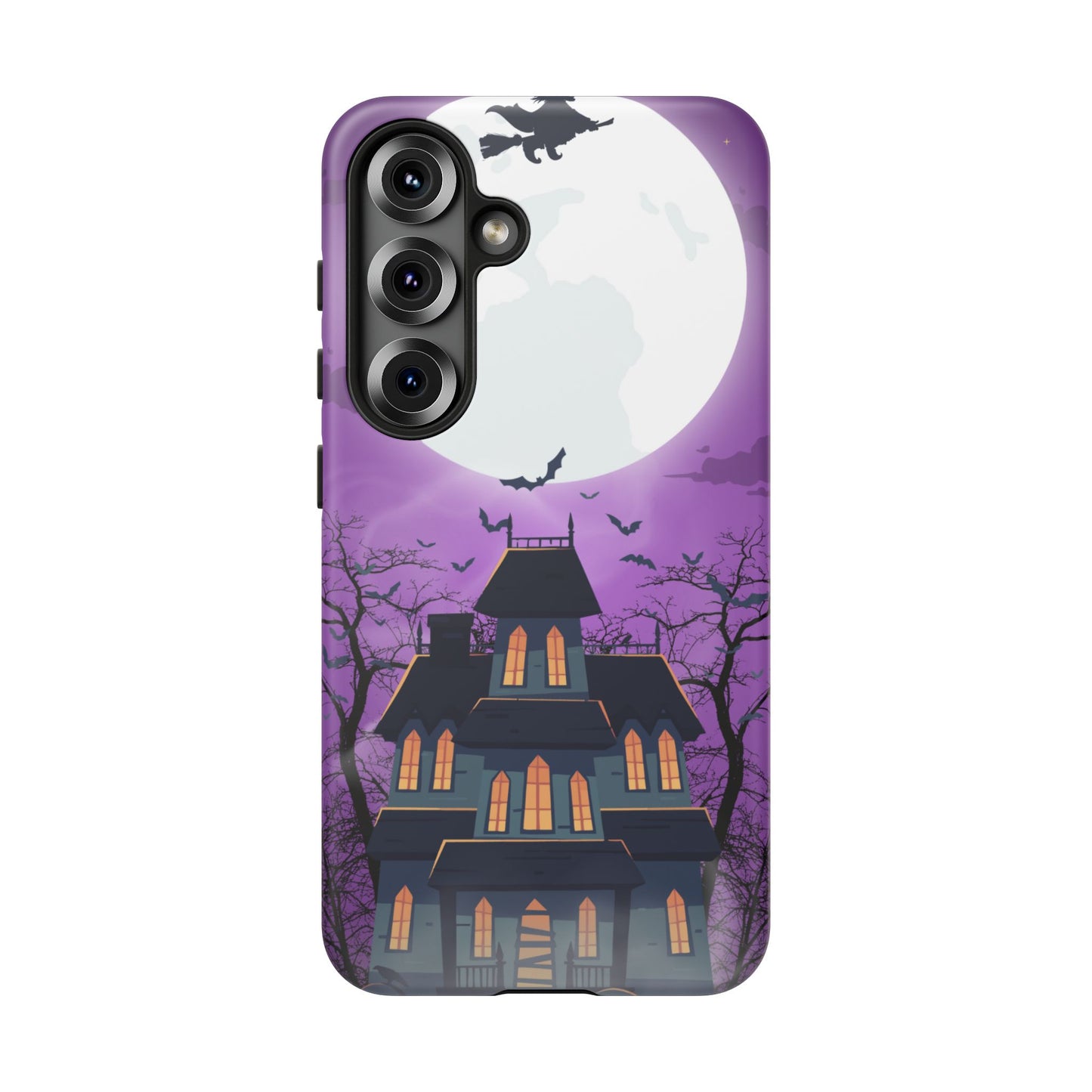Halloween Haunted, Spooky House, Witchy Vibe Phone Case for Samsung