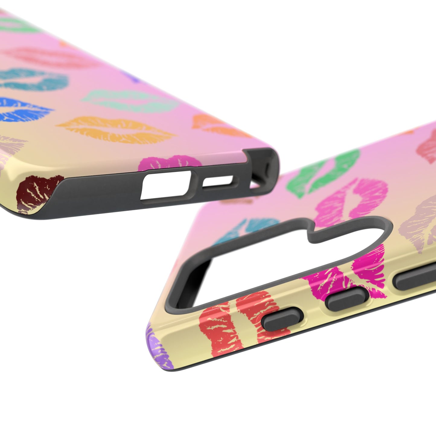 Kiss Print Tough Phone Cases Cute, Durable for Samsung
