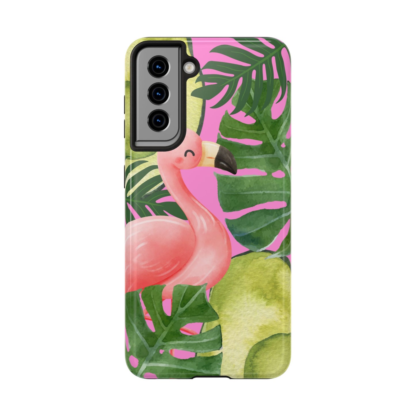 Tropical Flamingo, Cute, Summer Vibes Tough Phone Case