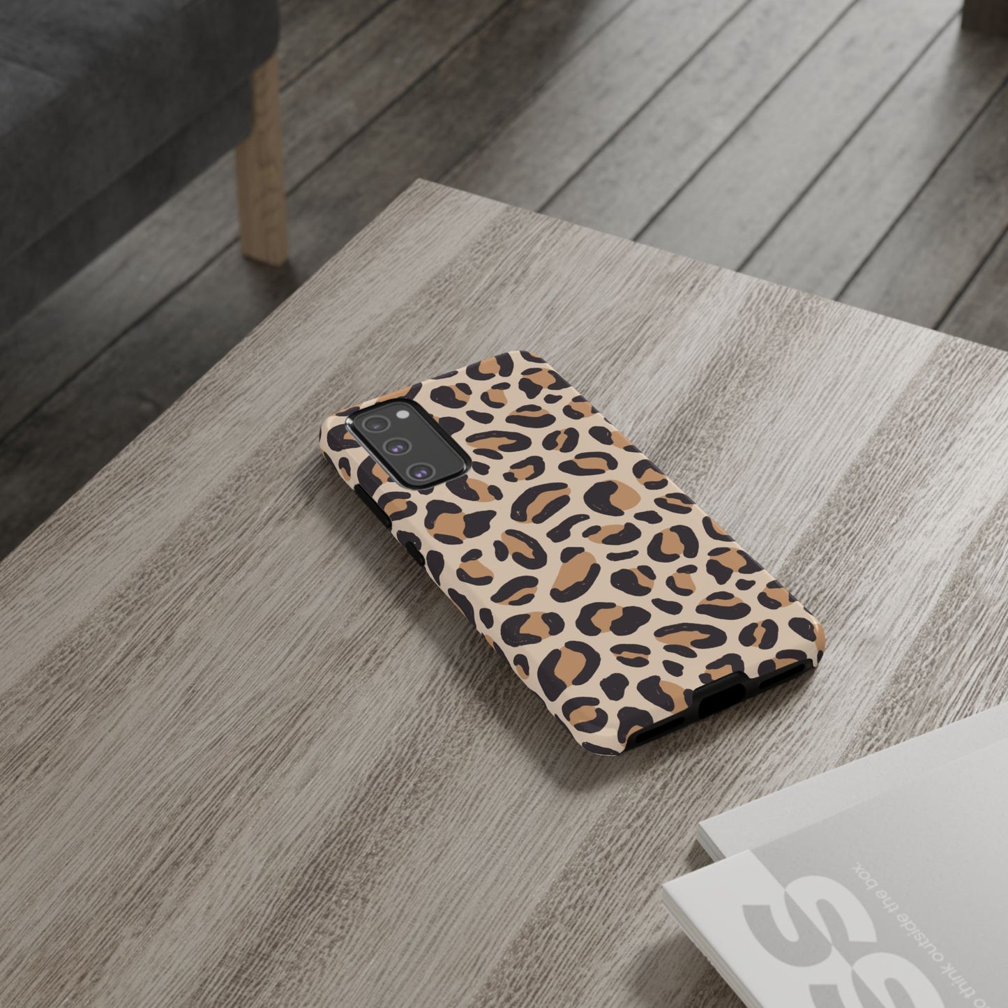 Leopard Print Tough Phone Case for Samsung