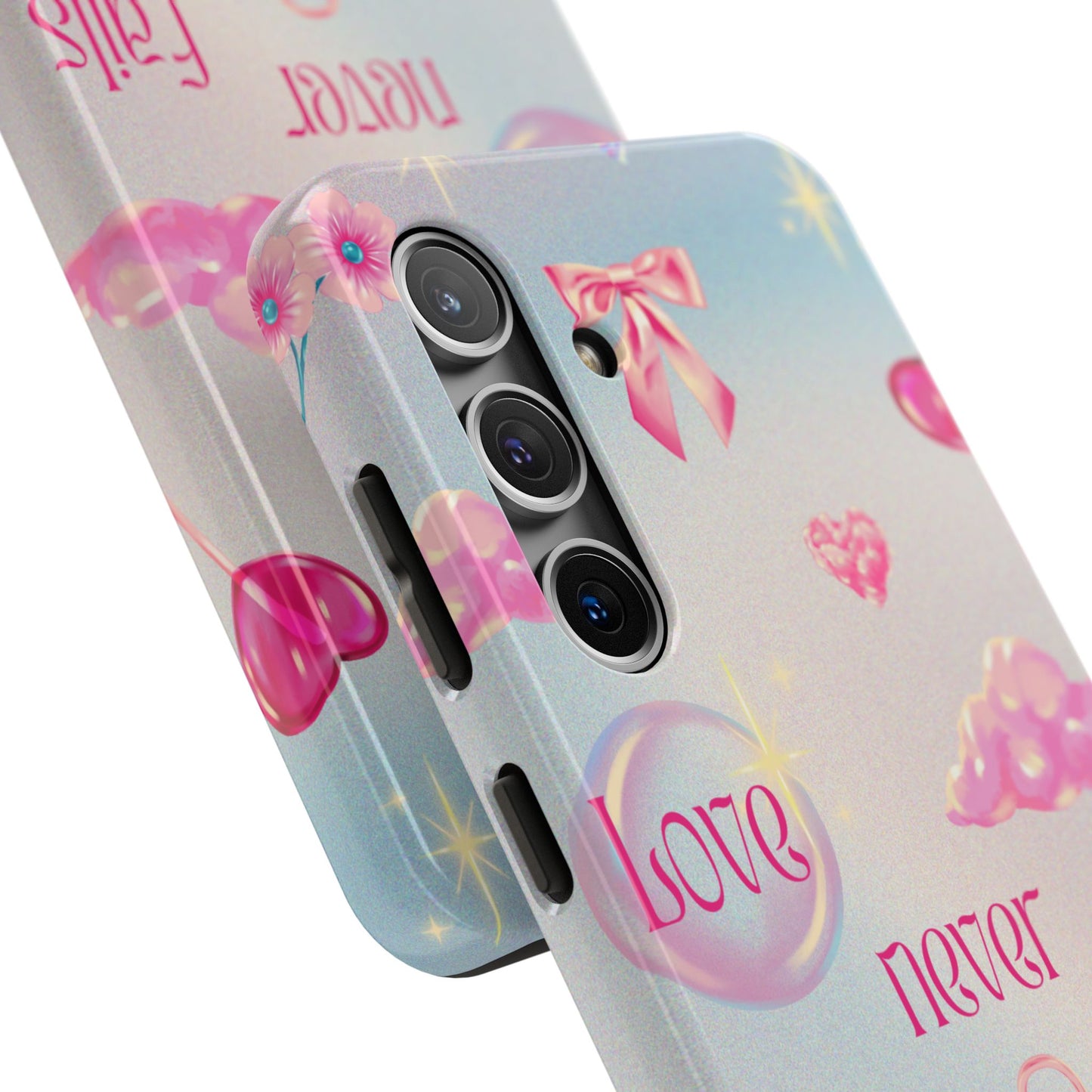 Love Never Fails Bible Verse Tough Phone Case