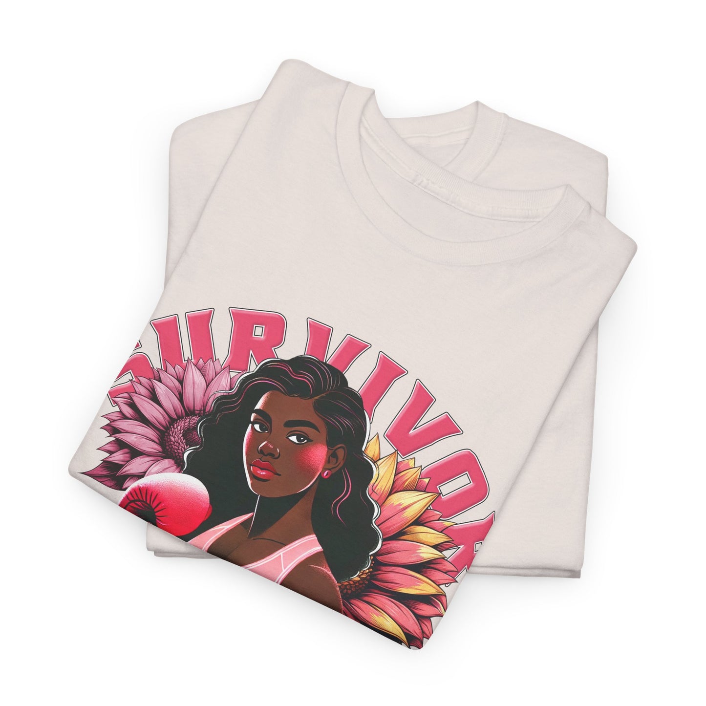 Survivor Vibes Unisex Tee - Empowering Breast Cancer T-Shirt