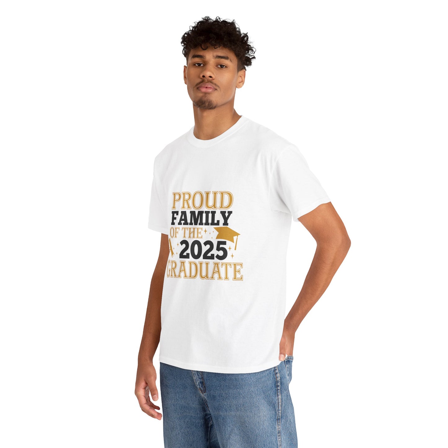 Proud Family of the 2025 Graduate Unisex Cotton Tee