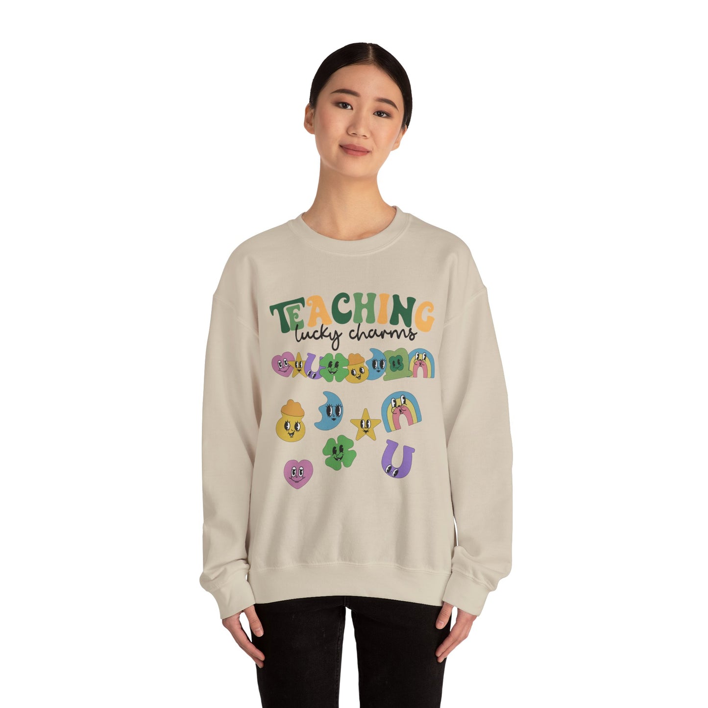 Teaching Lucky Charms Crewneck Sweatshirt for Educators