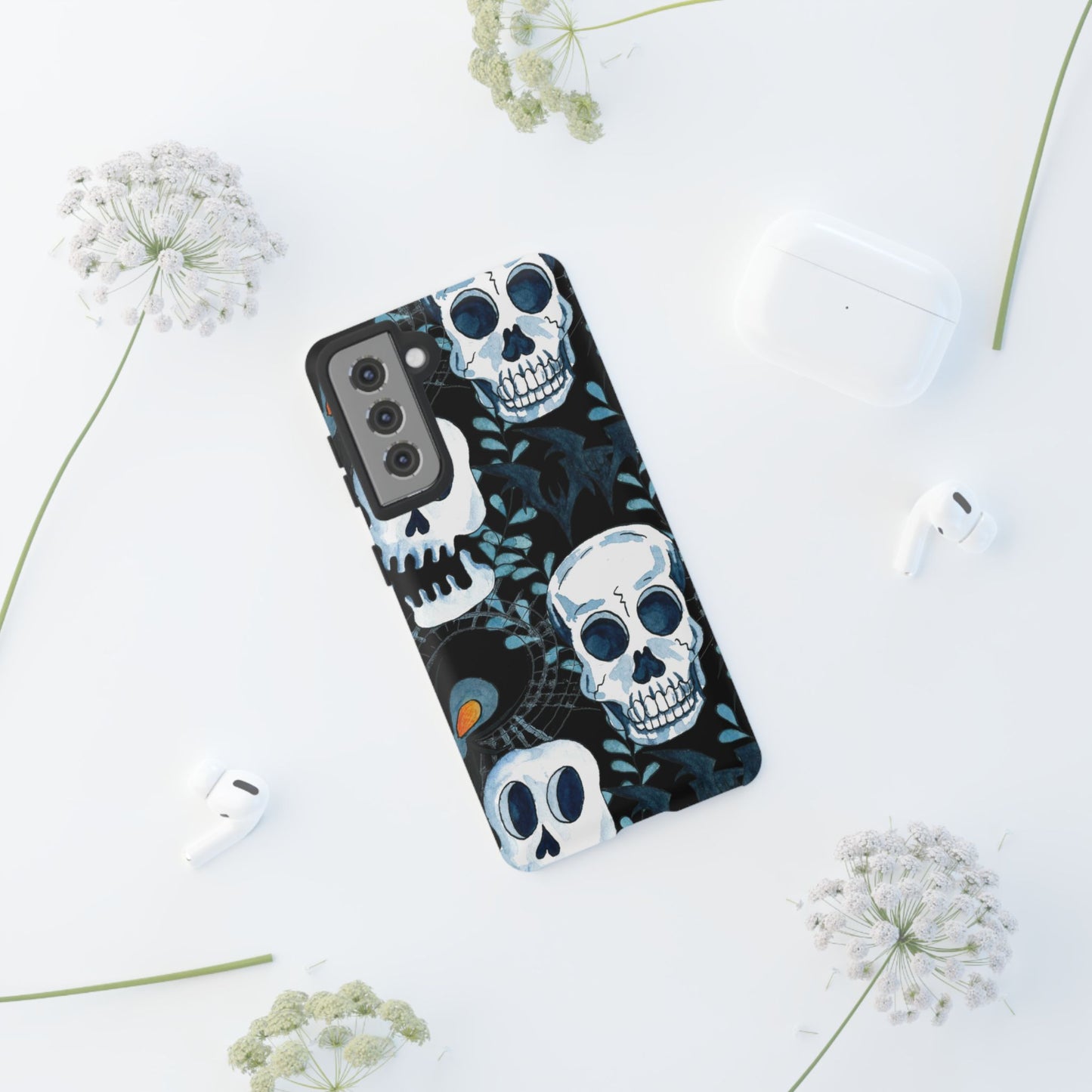 Skull Tough Cases - Halloween Samsung Phone Case - FREE Shipping