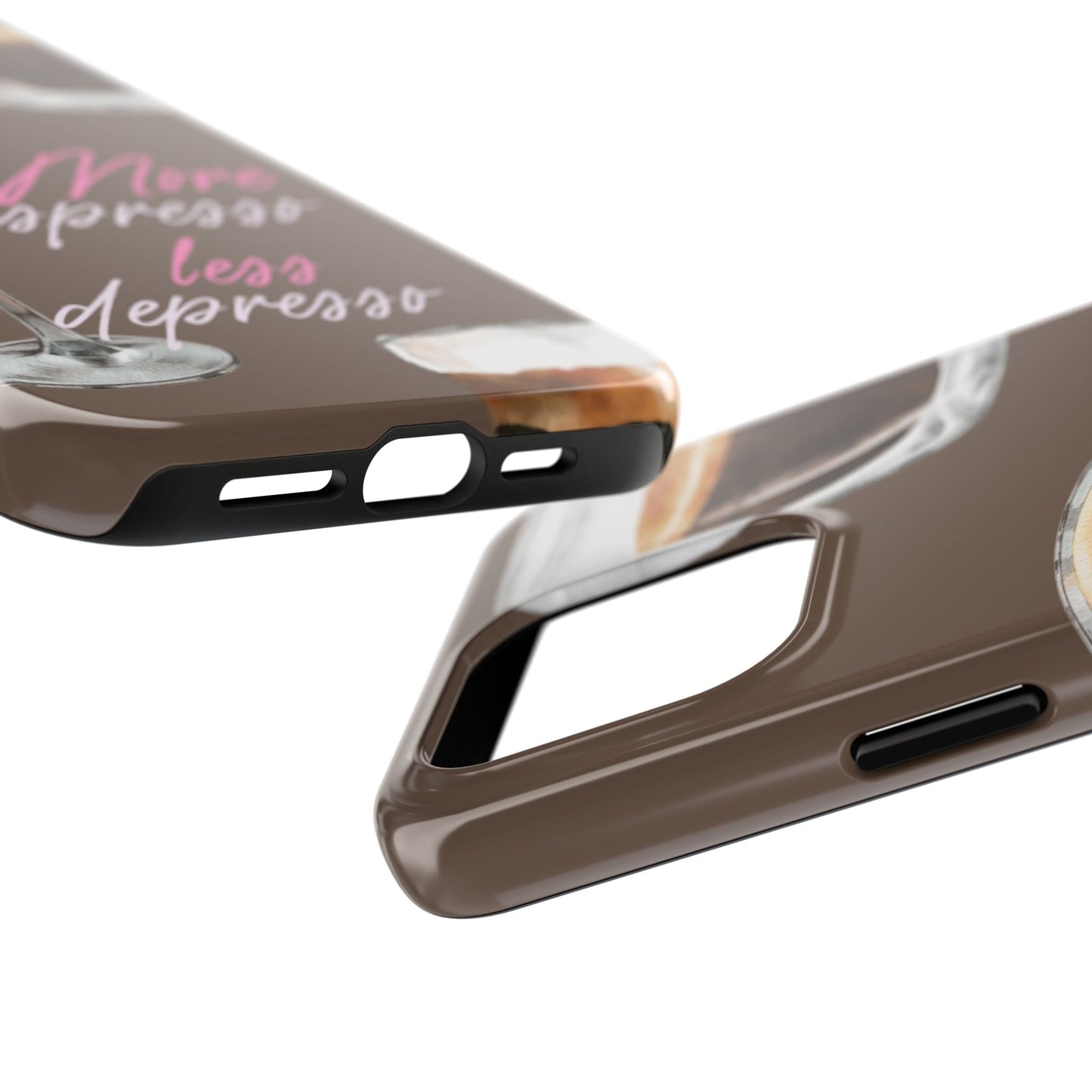 Stylish Coffee Phone Case, Espresso Lovers Gift, Cute Tough Case, Coffee Aesthetic, Phone Accessory for Baristas