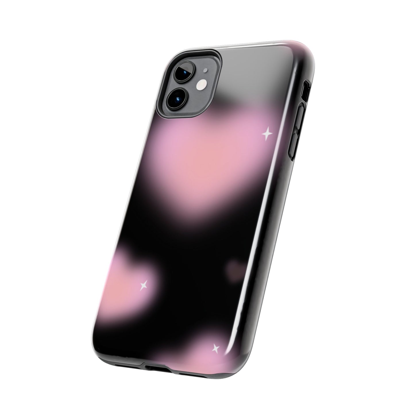 Romantic Pink Heart Pattern Phone Case