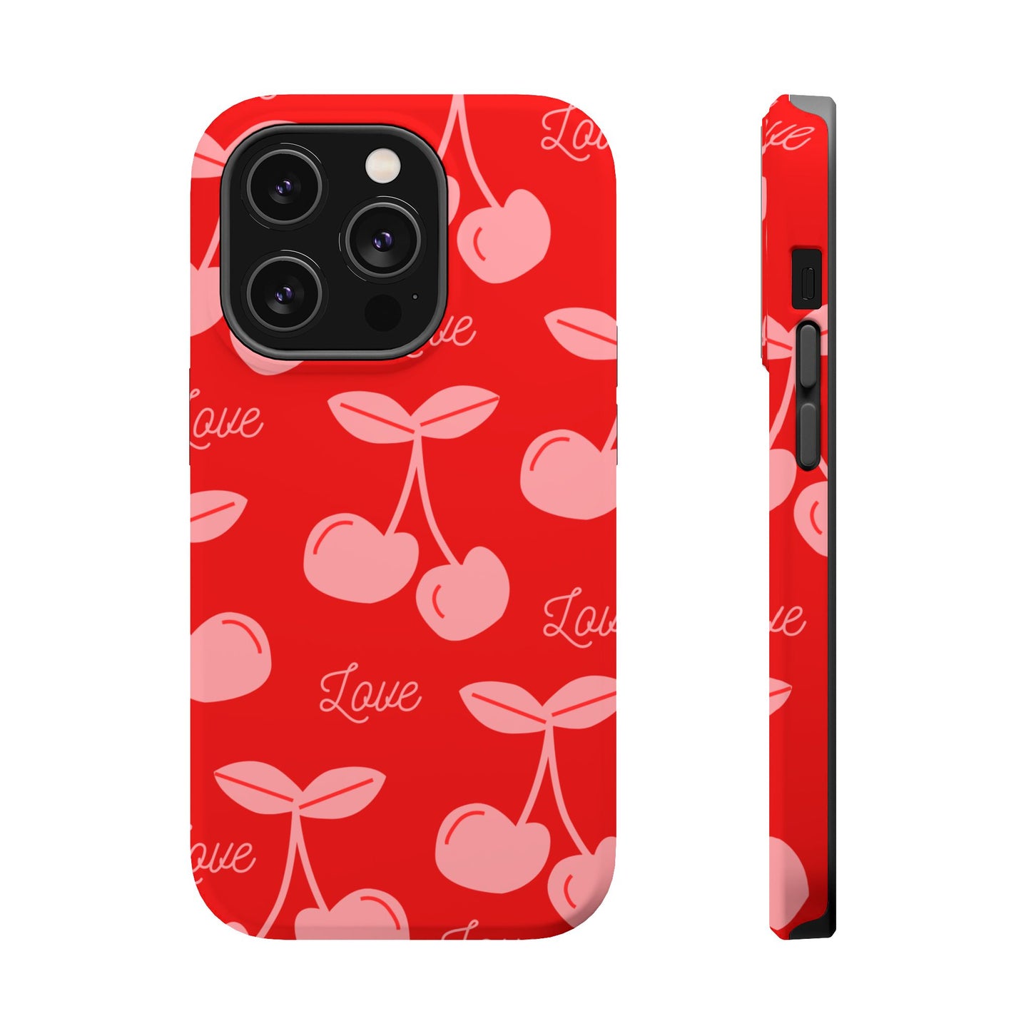 Cherry Love MAGNETIC Tough Cases, Cute Protection, Gift for Her, Valentine's Day