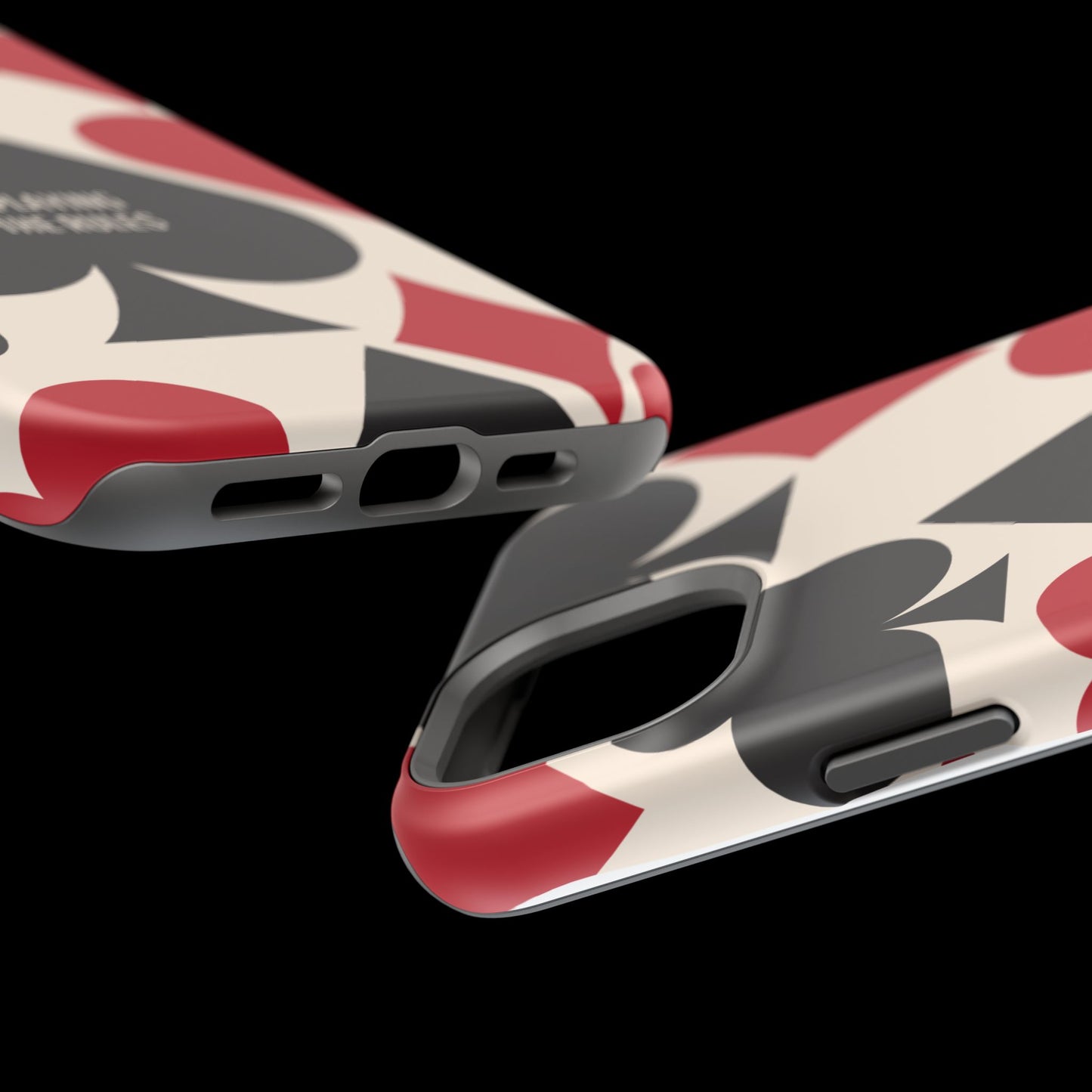 Bold Playing Card Tough Phone Case - Not Playing by the Rules for Iphone