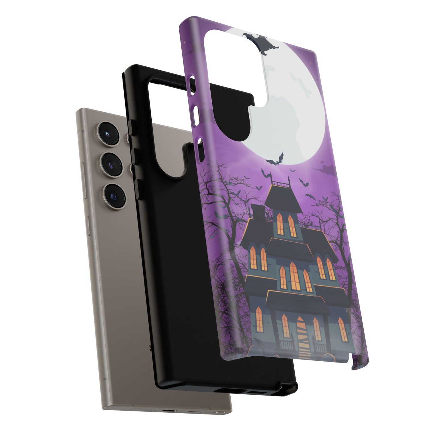 Halloween Haunted, Spooky House, Witchy Vibe Phone Case for Samsung