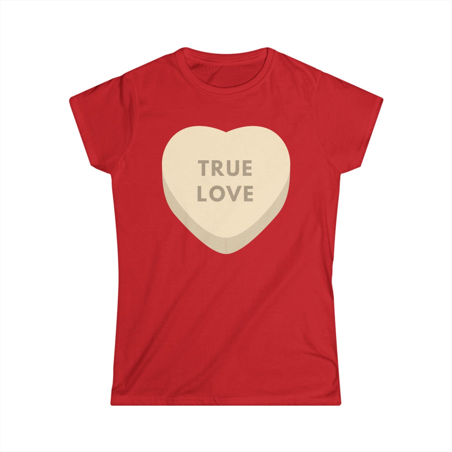 Copy of Valentine's Day Women's Softstyle Tee - 'True Love' Heart T-Shirt