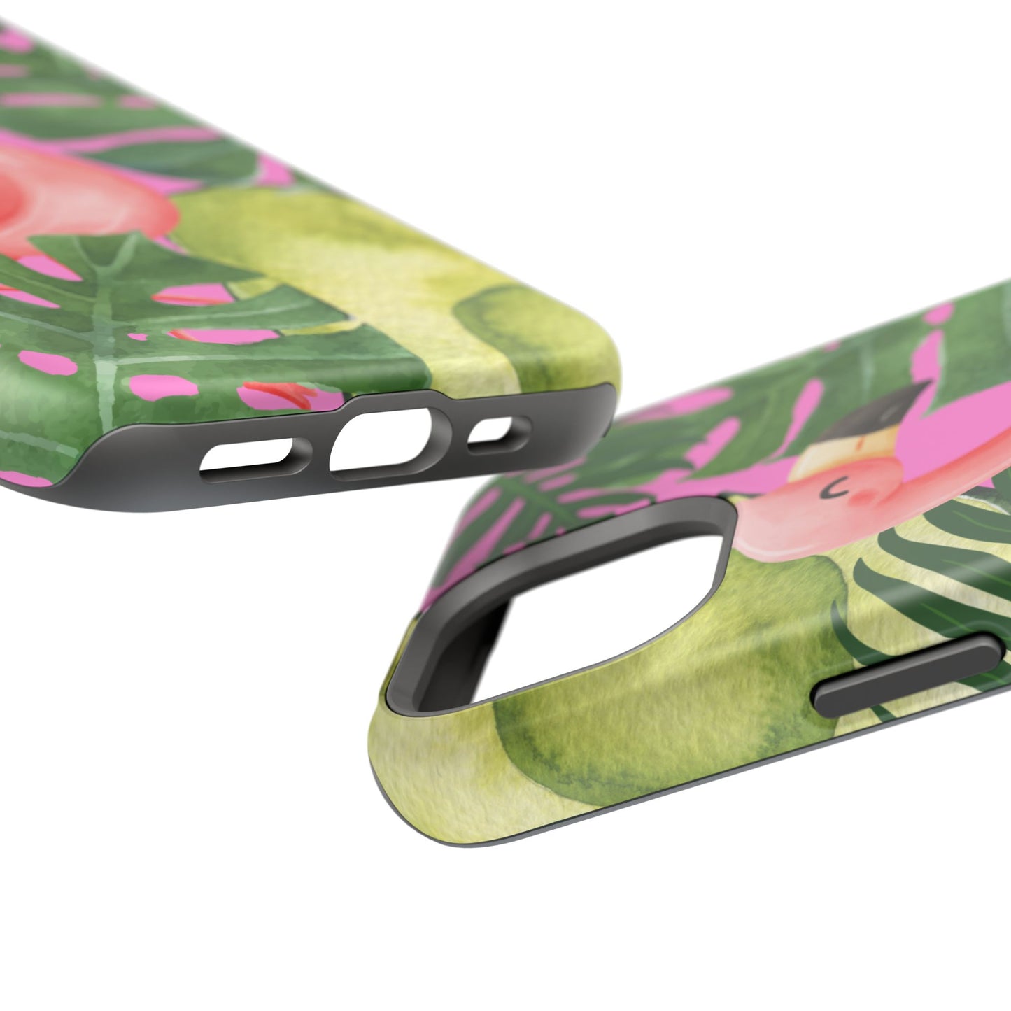 Tropical Flamingo, Cute, Summer Vibes MAGNETIC Tough Phone Case
