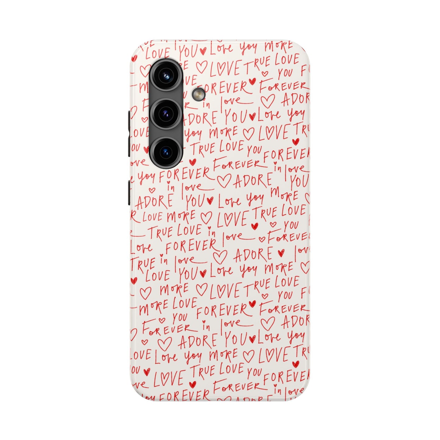 Love Hearts Tough Case for iPhone, Cute Heart Design, Adore You Case, True Love Protection