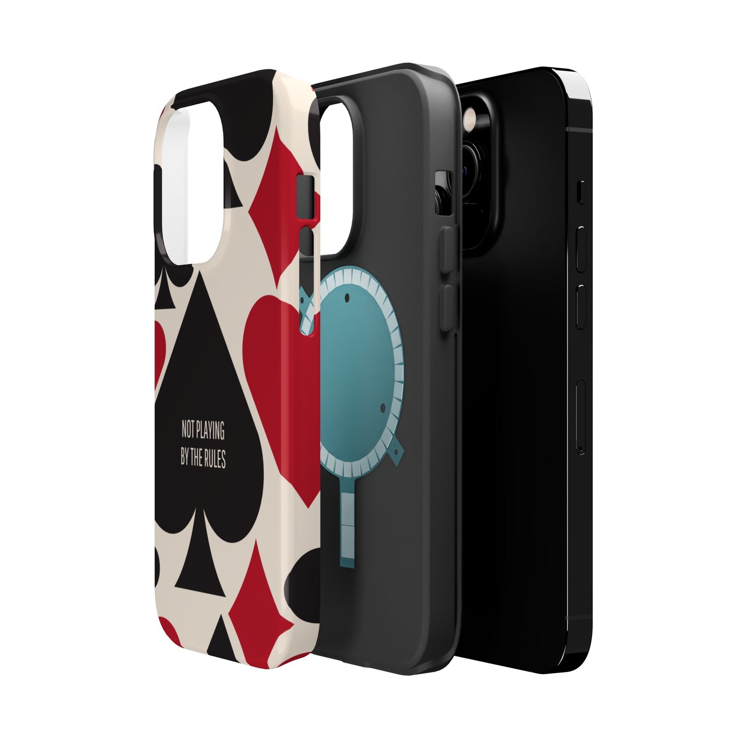 Bold Playing Card Tough Phone Case - Not Playing by the Rules for Iphone