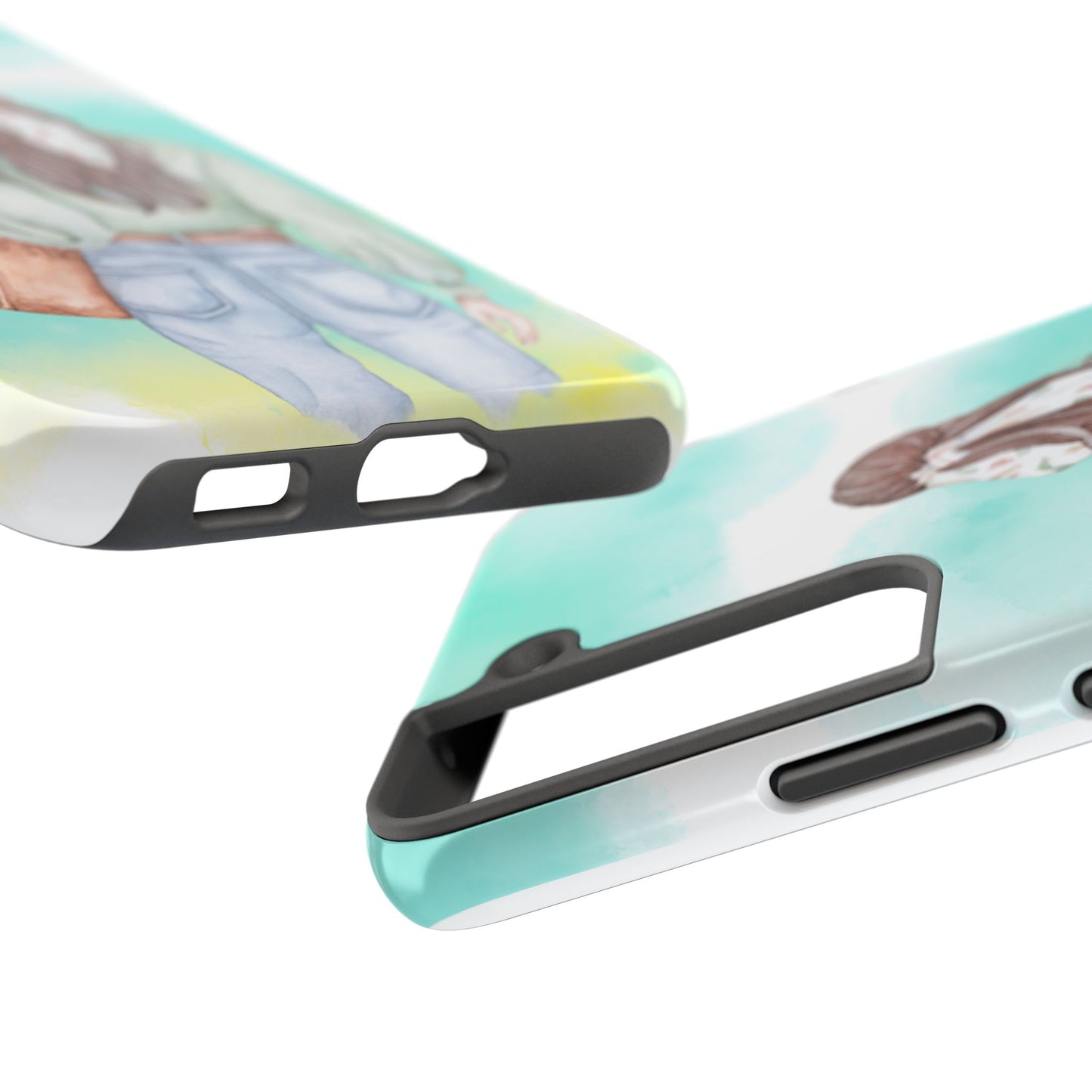 Whimsical Woman Tough Phone Case