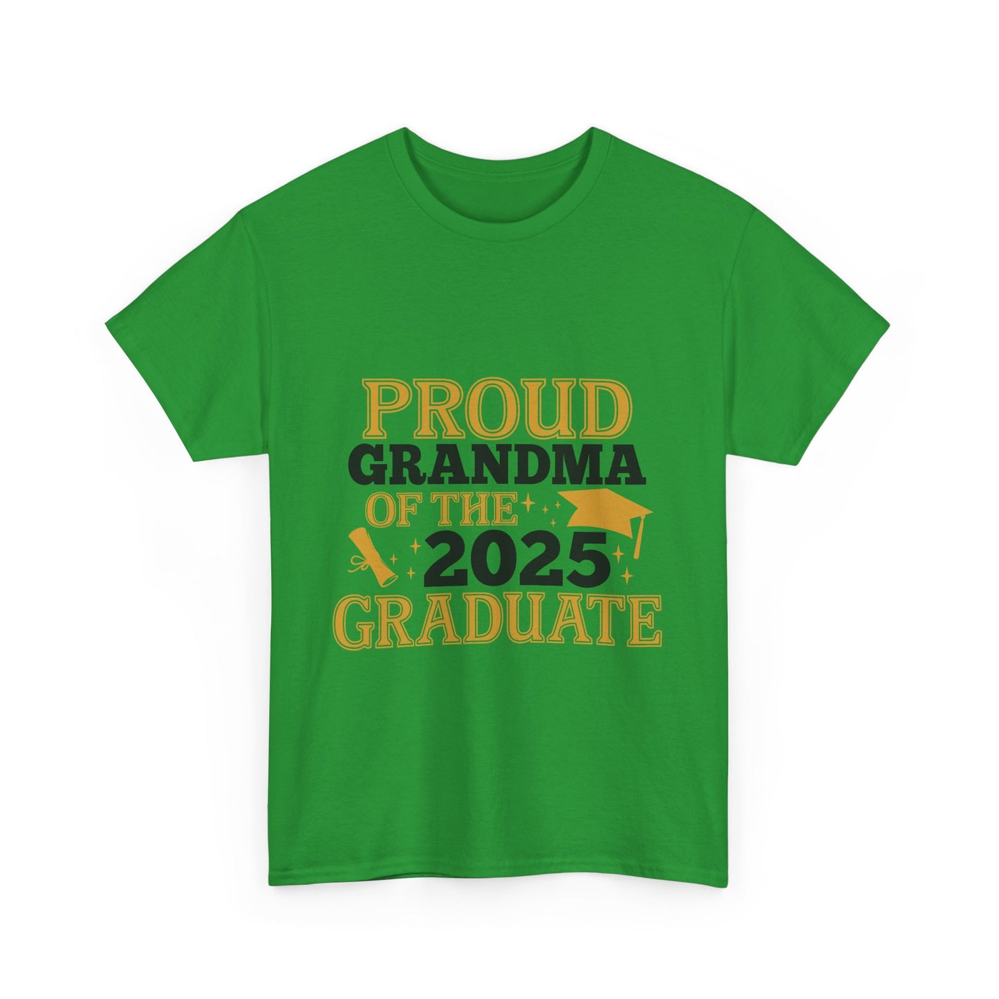 Proud Grandma Unisex Heavy Cotton Tee for Graduates 2025
