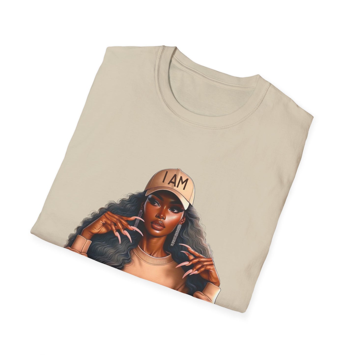 Empowering Unisex Softstyle T-Shirt - 'I AM ENOUGH' Statement Tee