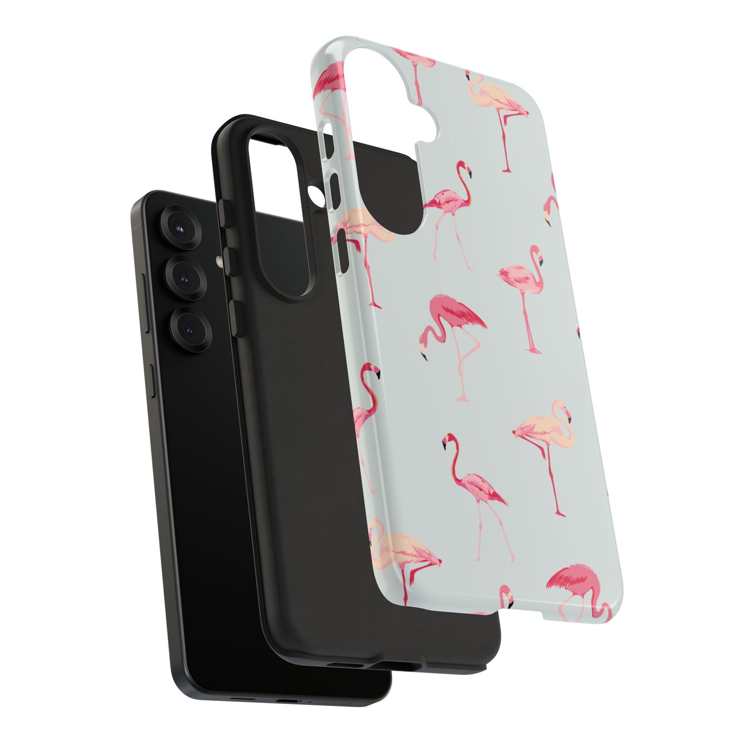 Stylish Flamingo, Summer Vibes Tough Phone Case for Samsung
