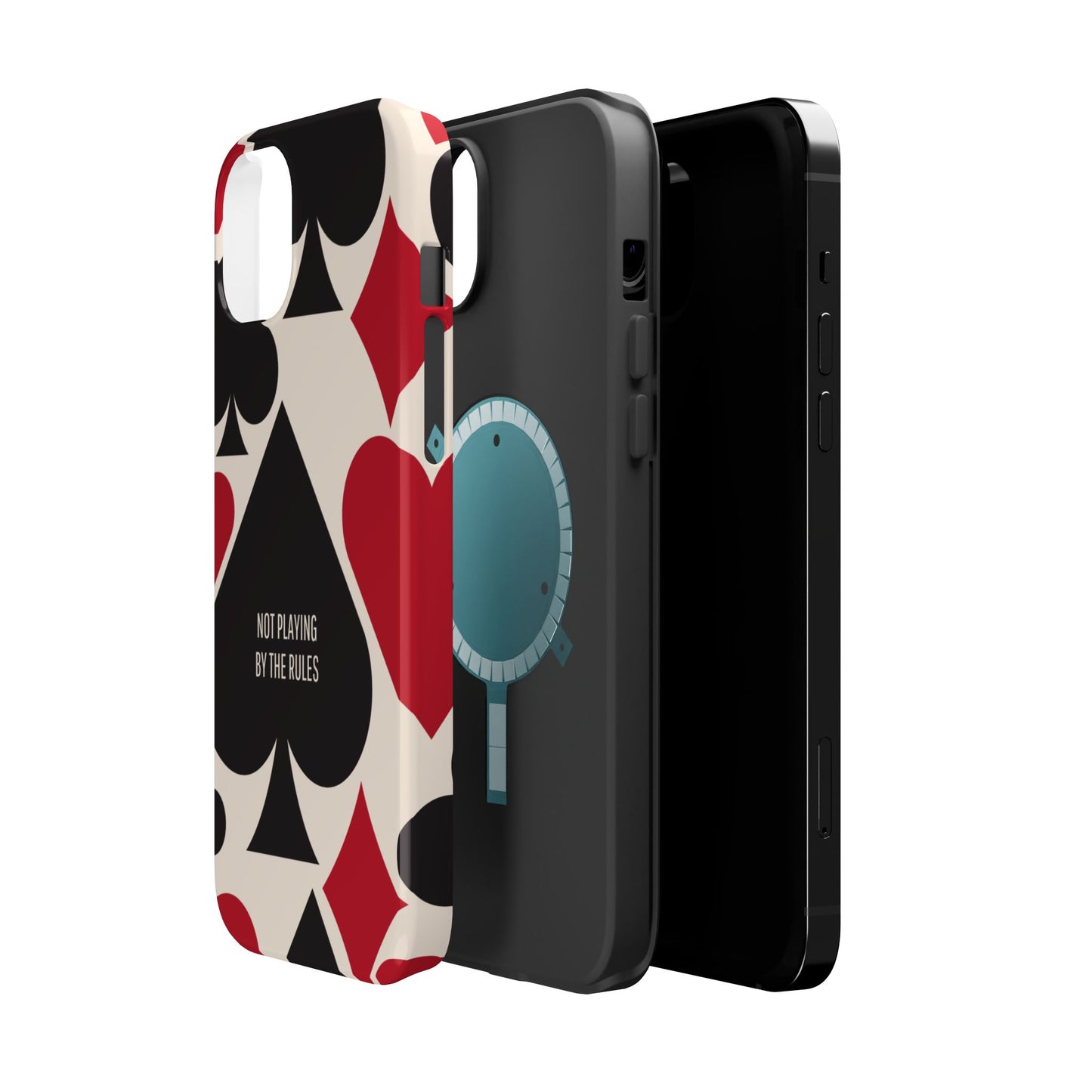 Bold Playing Card Tough Phone Case - Not Playing by the Rules for Iphone