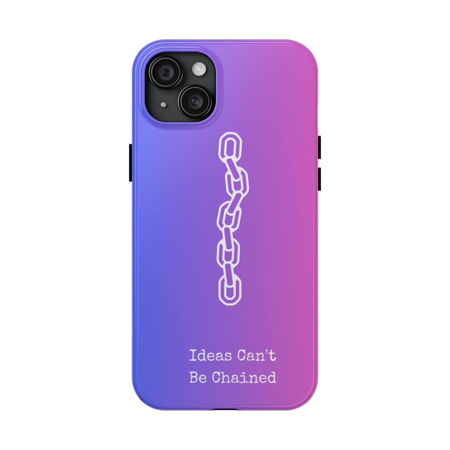 Inspirational, Motivational - Ideas Can't Be Chained Phone Cases