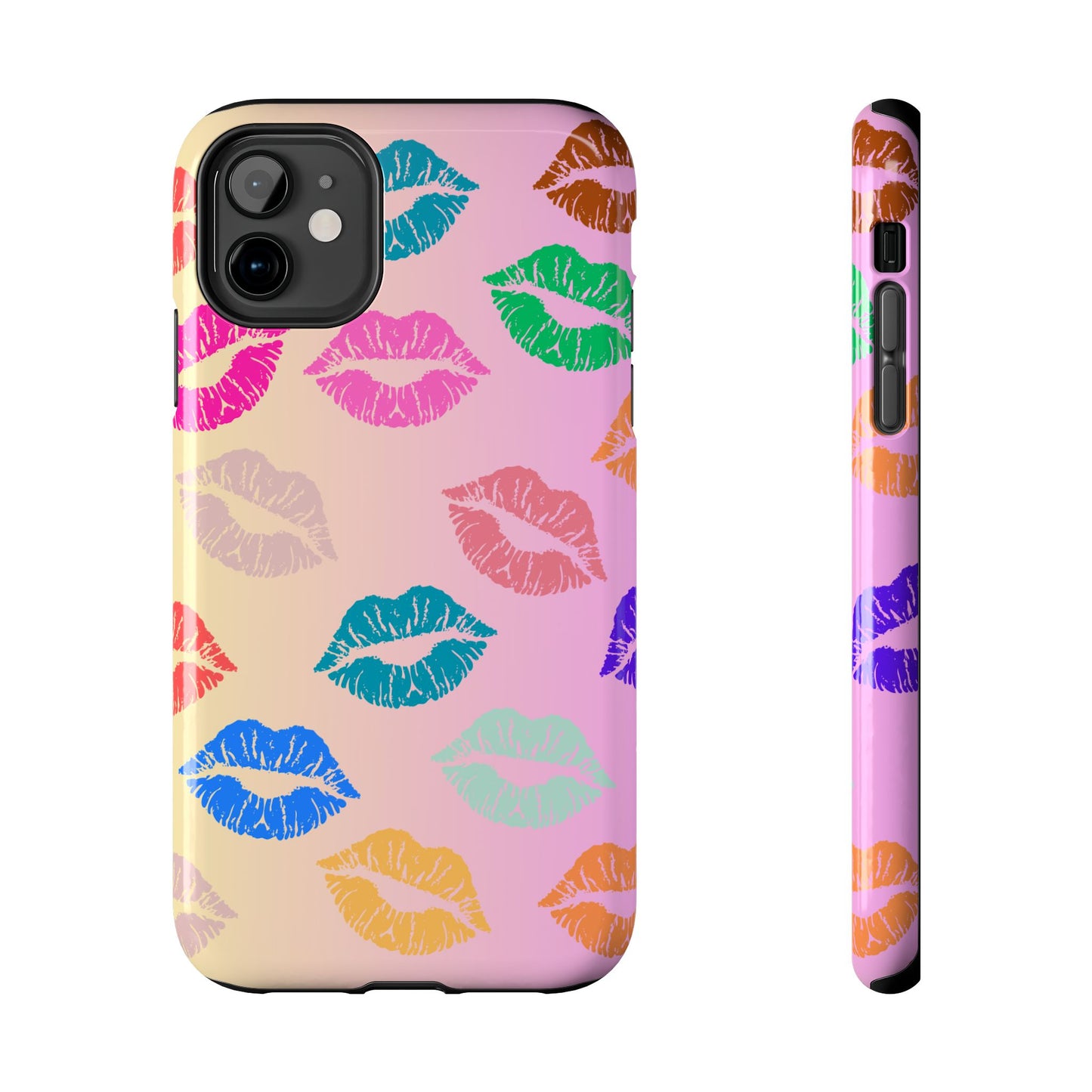 Kiss Print Tough Phone Cases Cute, Durable for Iphone