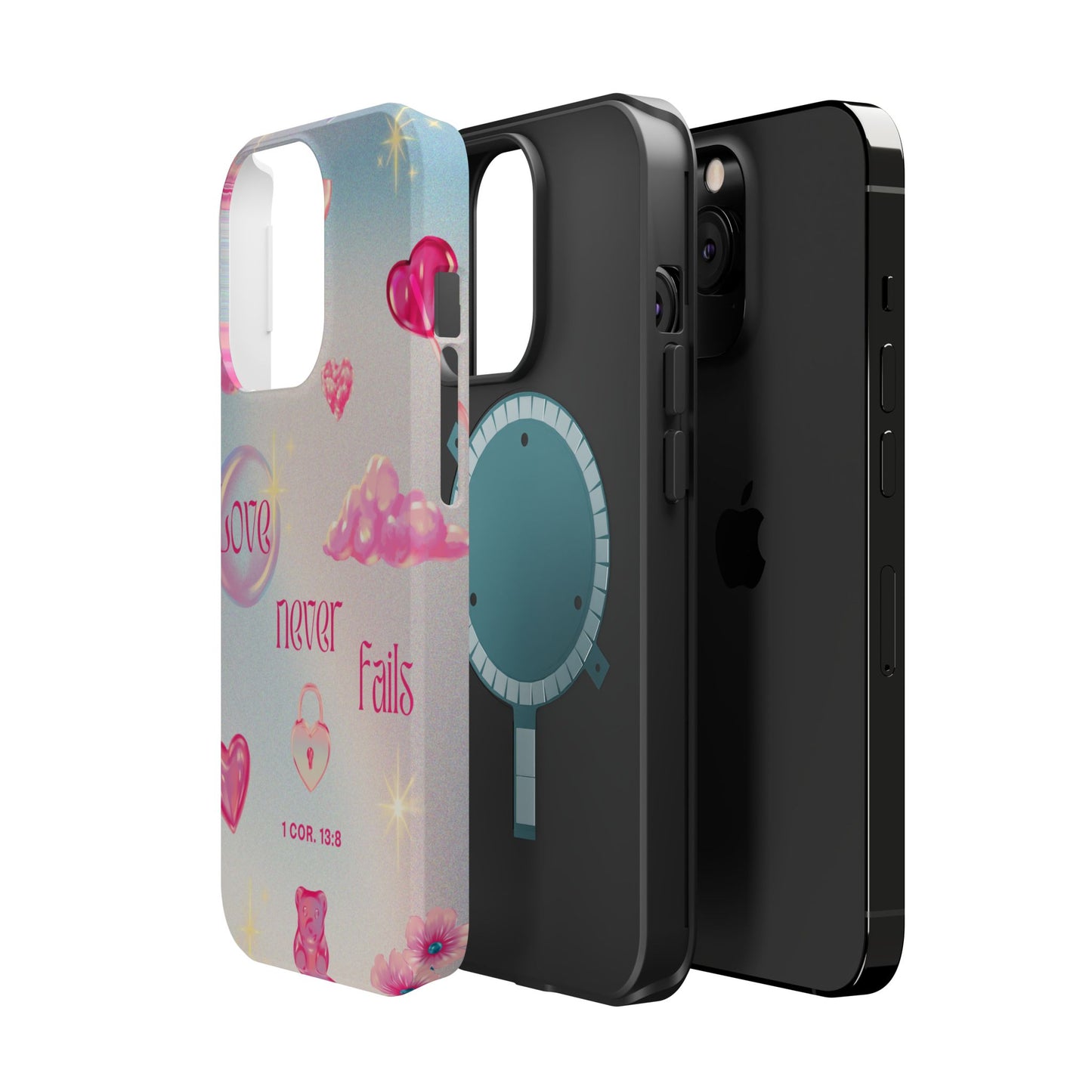 Love Never Fails Bible Verse Tough MAGNETIC Phone Case