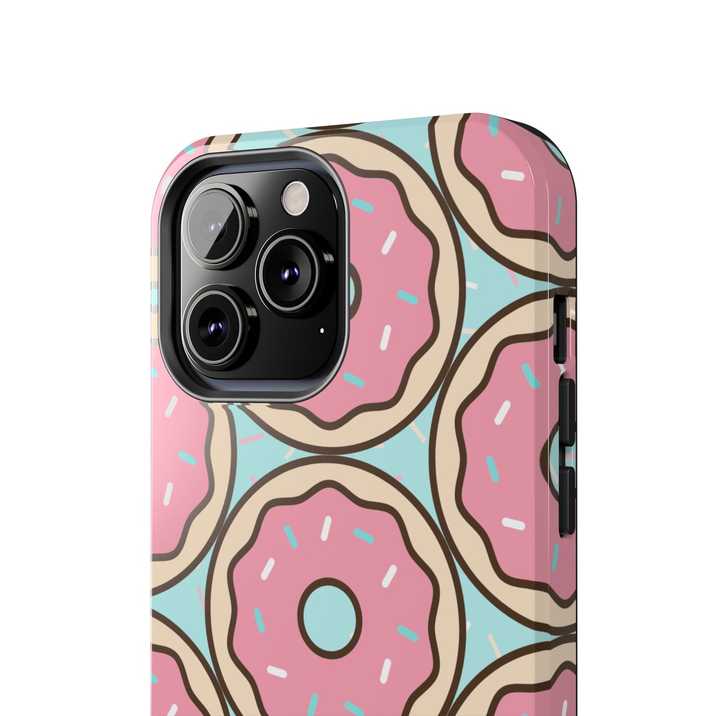 Cute Donut Pattern Tough Phone Case