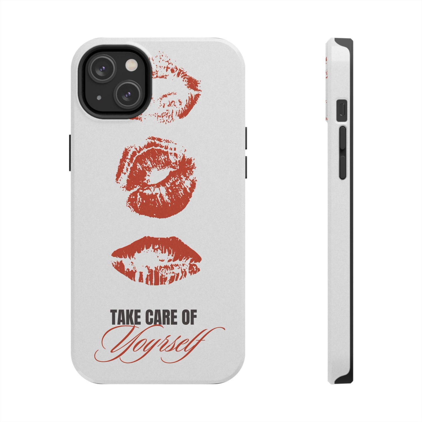 Kiss Print, Chic. Tough Phone Case