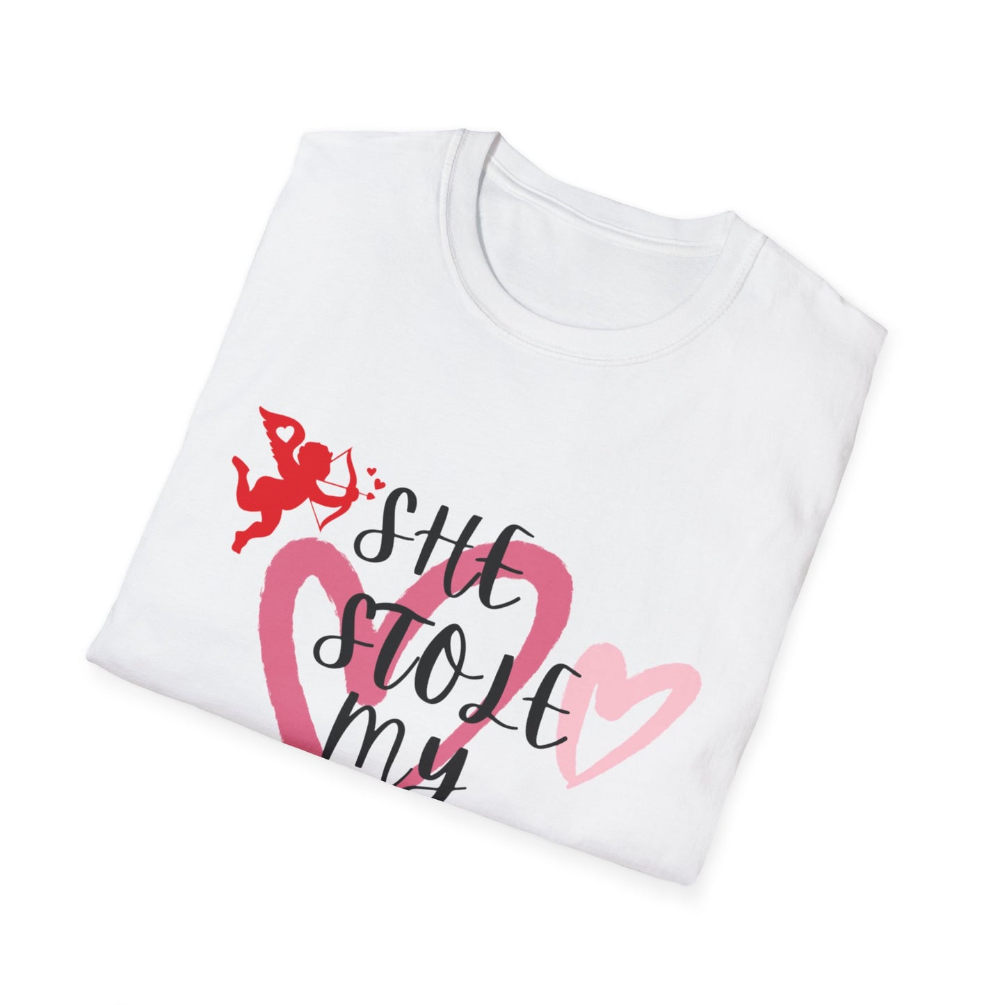SHe Stole My Heart Unisex T-Shirt - Cute Valentine’s Day Couple Shift