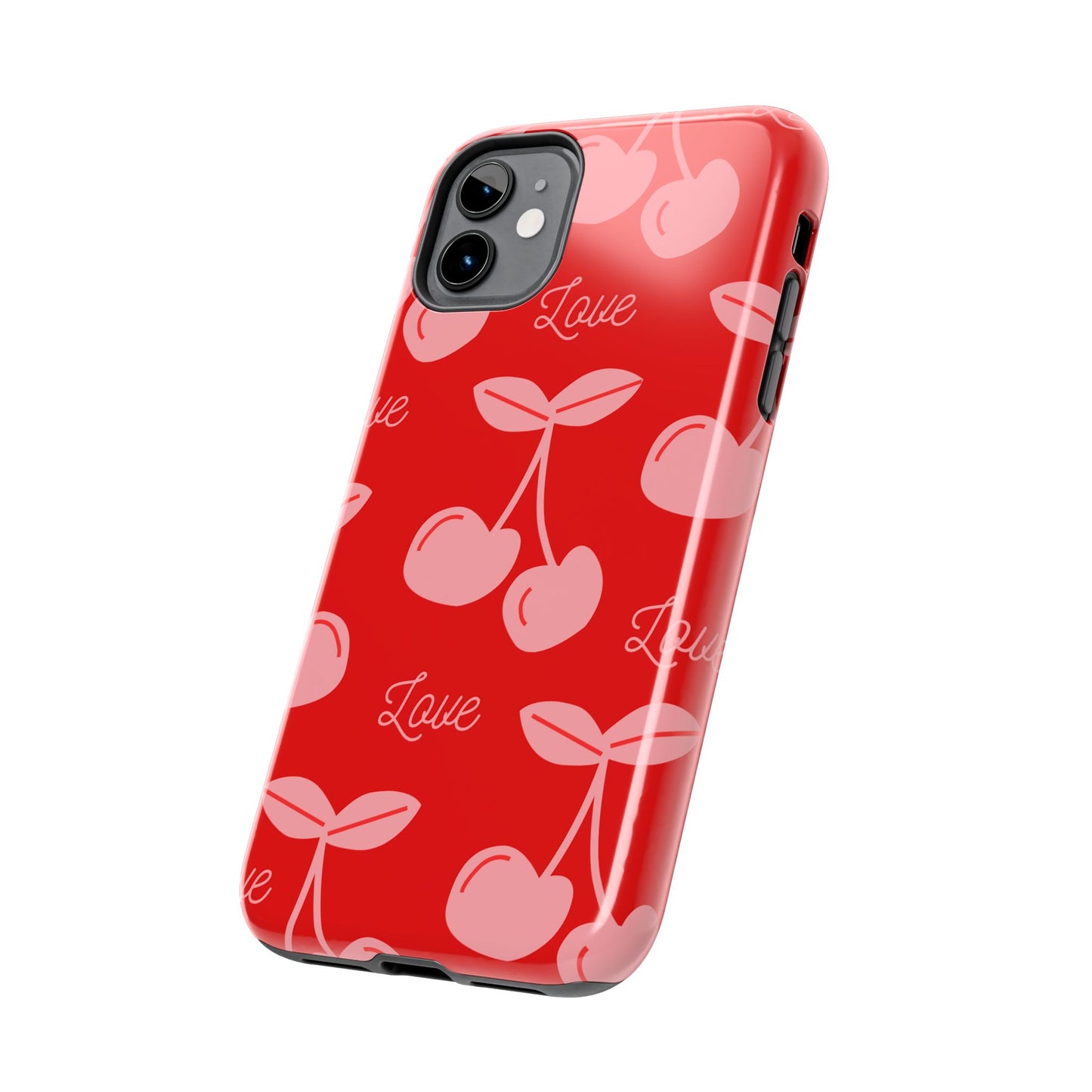 Cute Cherry Love Tough Phone Cases