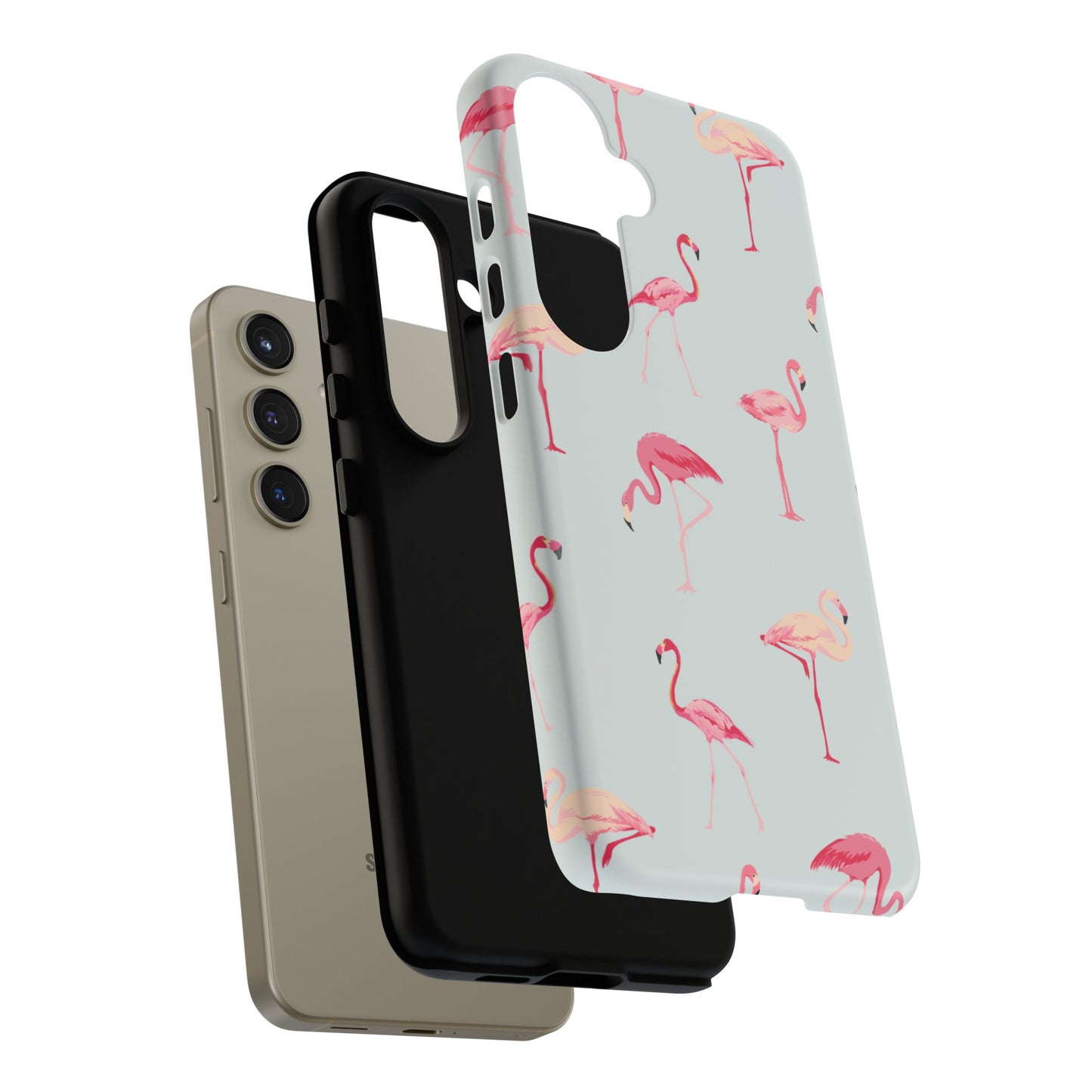 Stylish Flamingo, Summer Vibes Tough Phone Case for Samsung