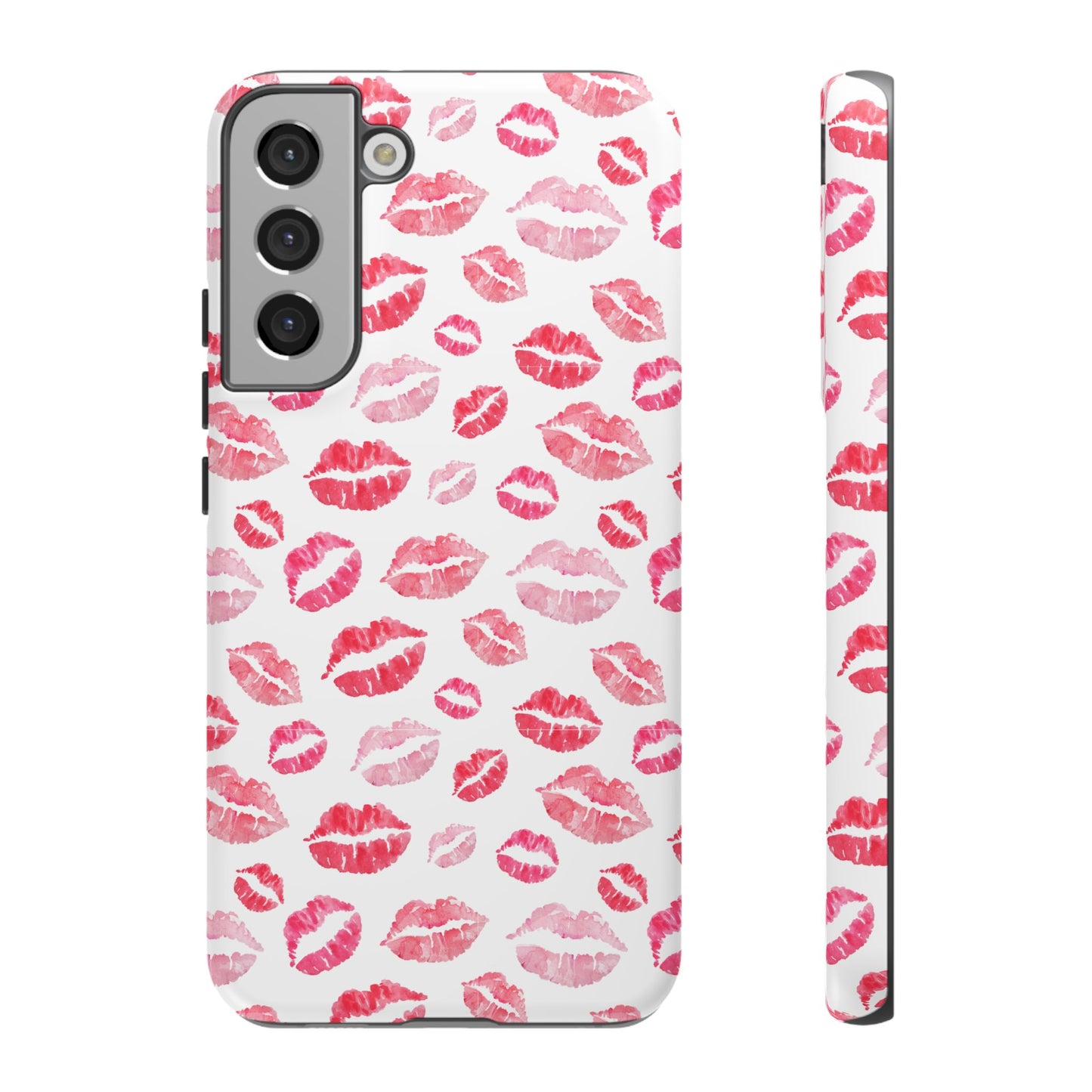Kiss Pattern Tough Phone Cases, Cute, Unique for Samsung