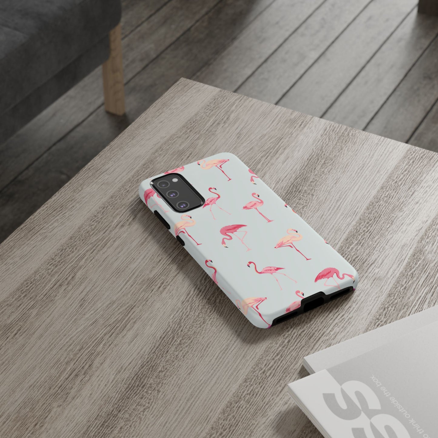 Stylish Flamingo, Summer Vibes Tough Phone Case for Samsung