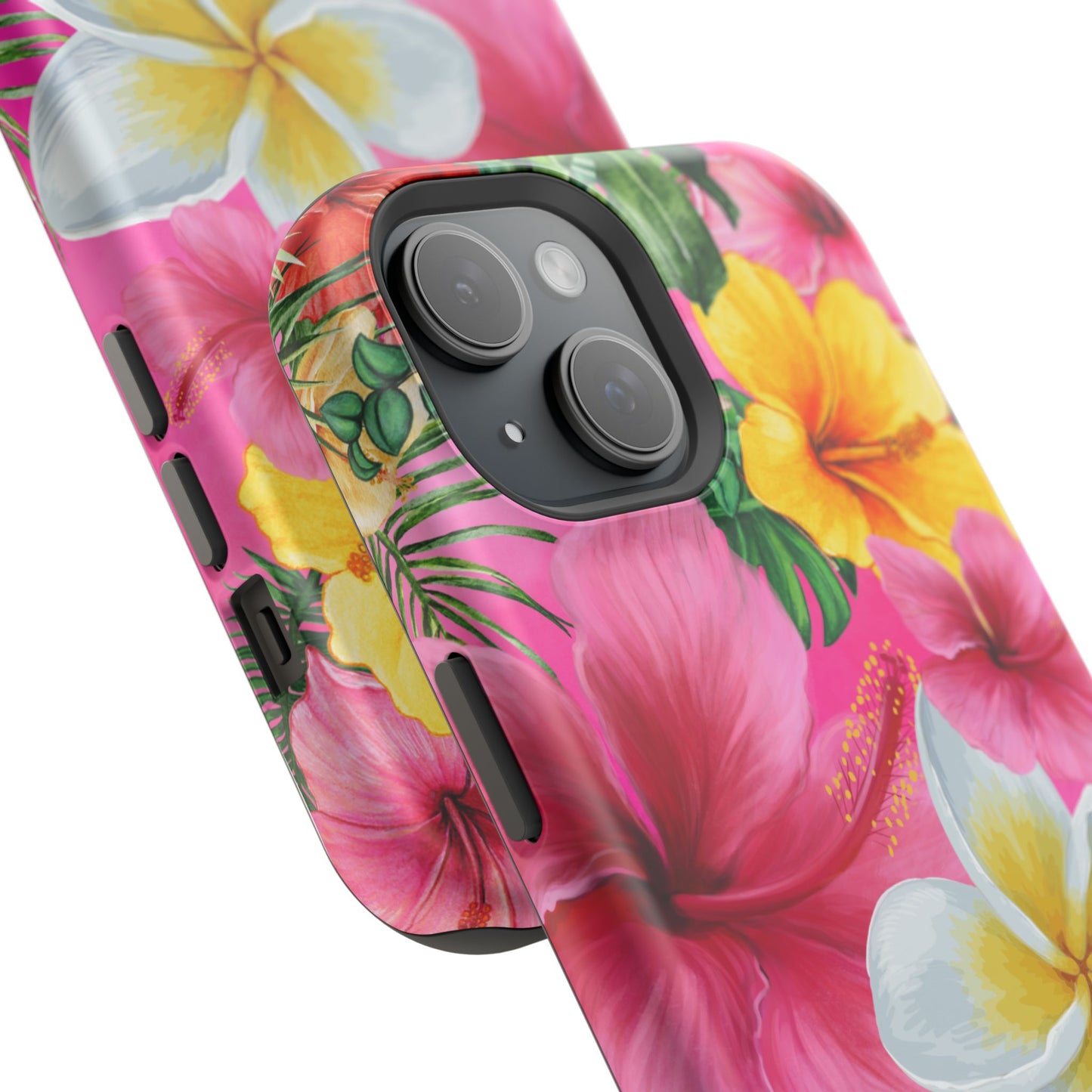 Tropical Floral MAGNETIC Phone Case - Tough, Durable, Chic Protection, Summer Vibes, Gift for Her