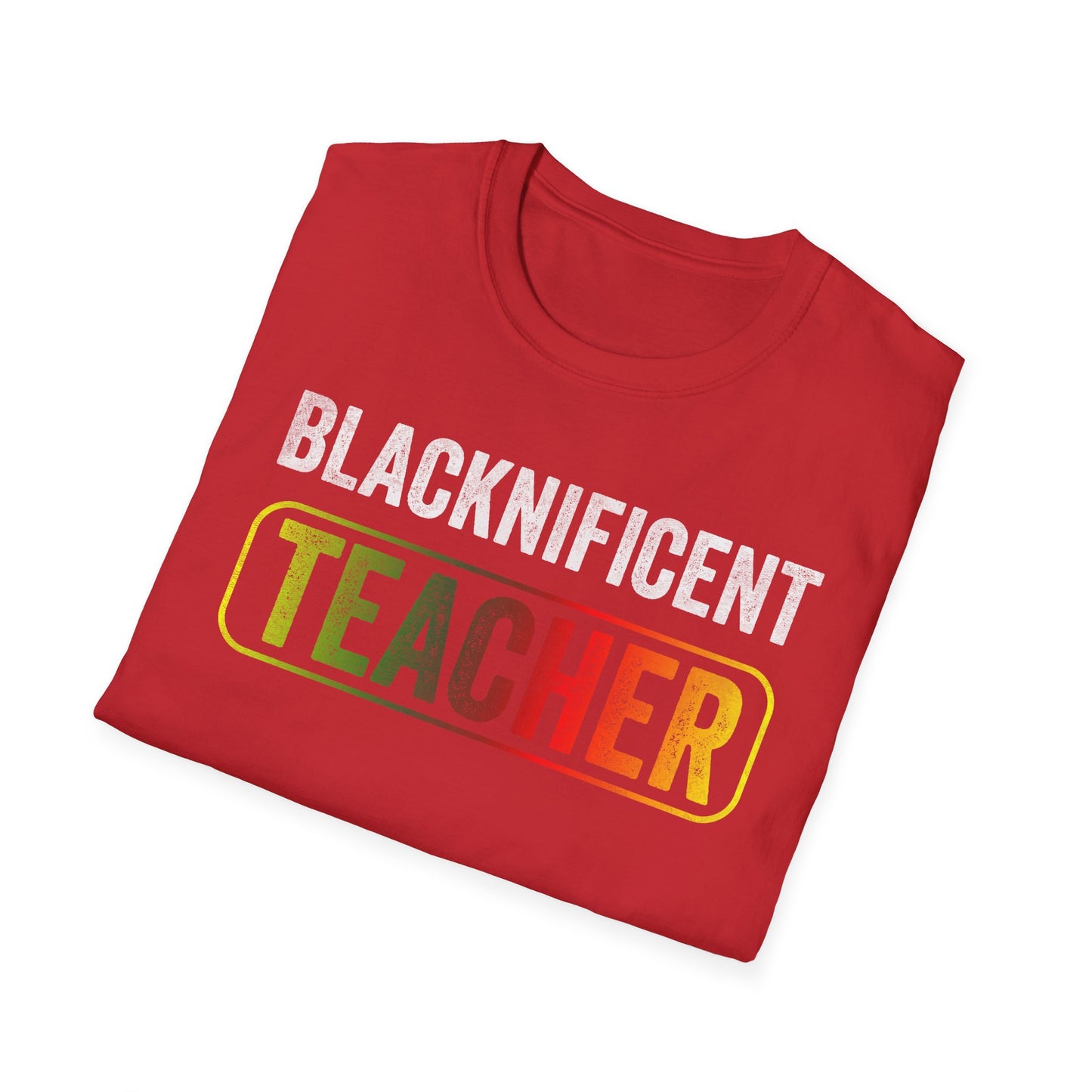 Blacknificent Teacher Unisex T-Shirt | Empowering Educator Tee | Great for Teacher's Day & Appreciation Events