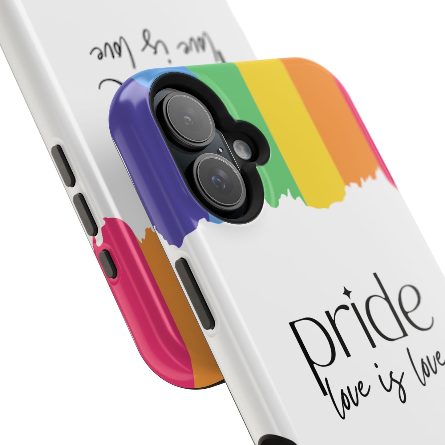 Pride - Love is Love, LGBTQ+, Rainbow Tough Phone Case