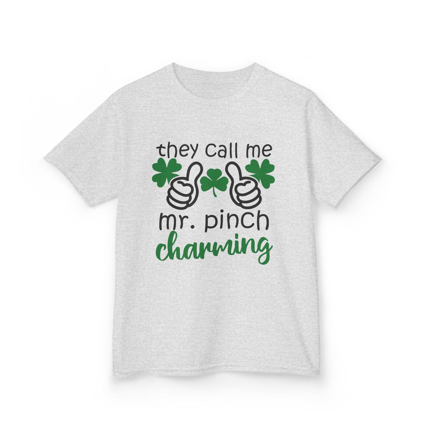 St. Patrick's Day Kids Tee - 'They Call Me Mr. Pinch Charming'