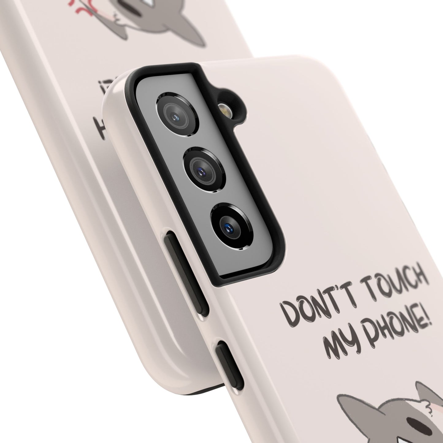 Funny Cat - Don't Touch My Phone! Tough Phone Case