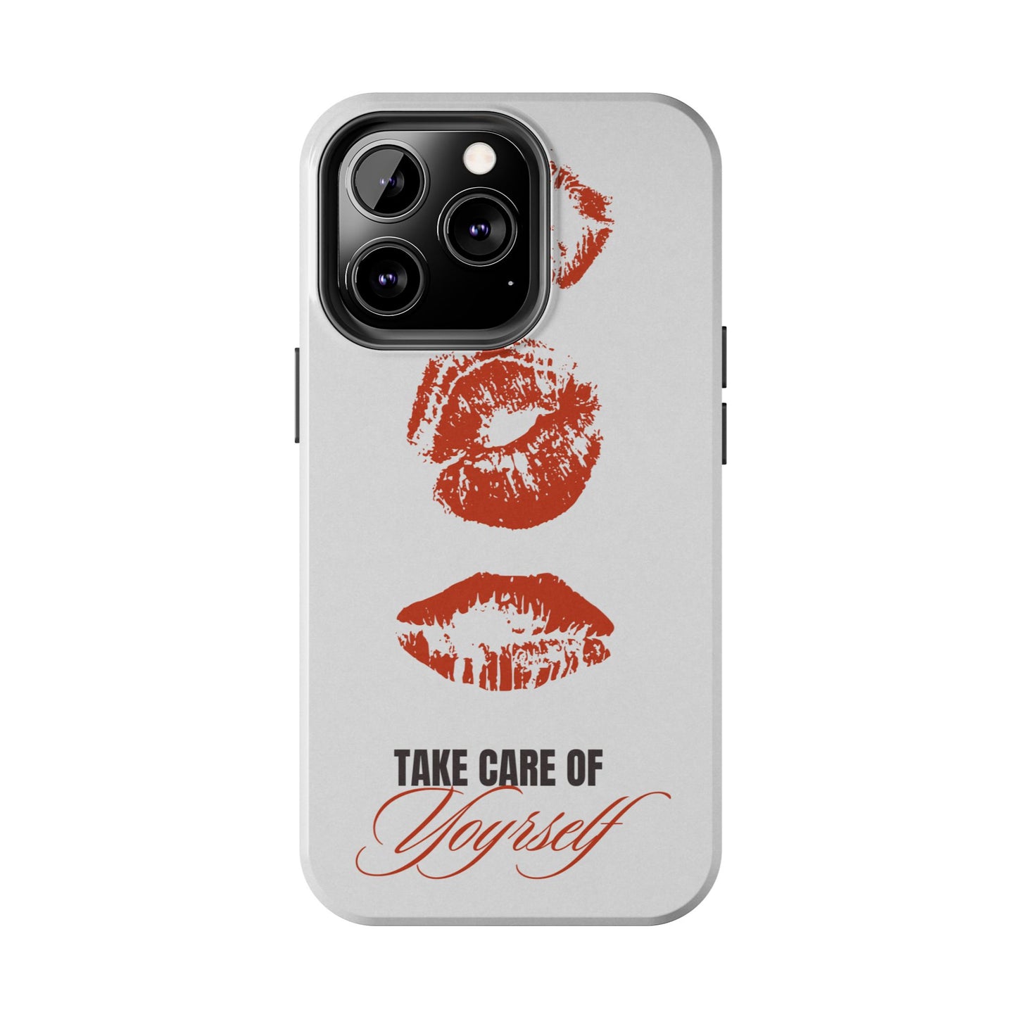 Kiss Print, Chic. Tough Phone Case