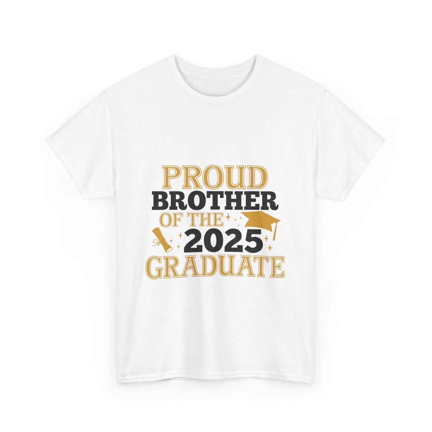 Proud Brother of the 2025 Graduate Unisex Cotton Tee