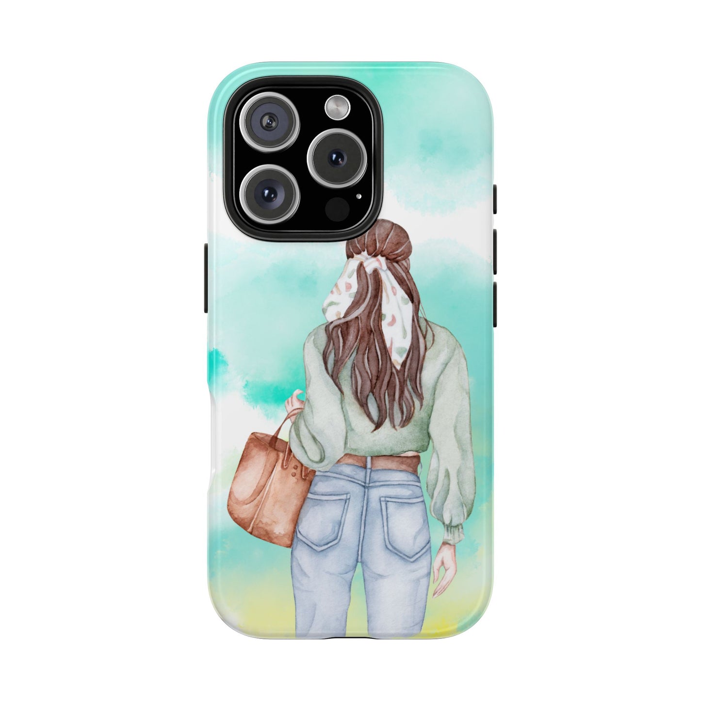 Whimsical Woman Tough Phone Case