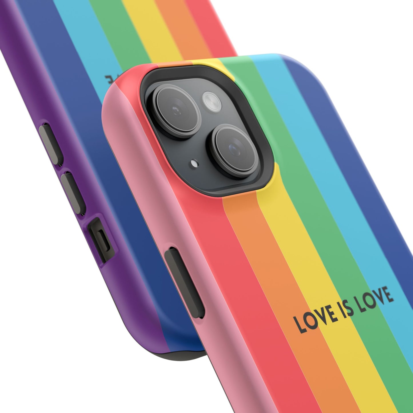 lOVE IS LOVE- Rainbow, LGBTQ+ Pride MAGNETIC Phone Case