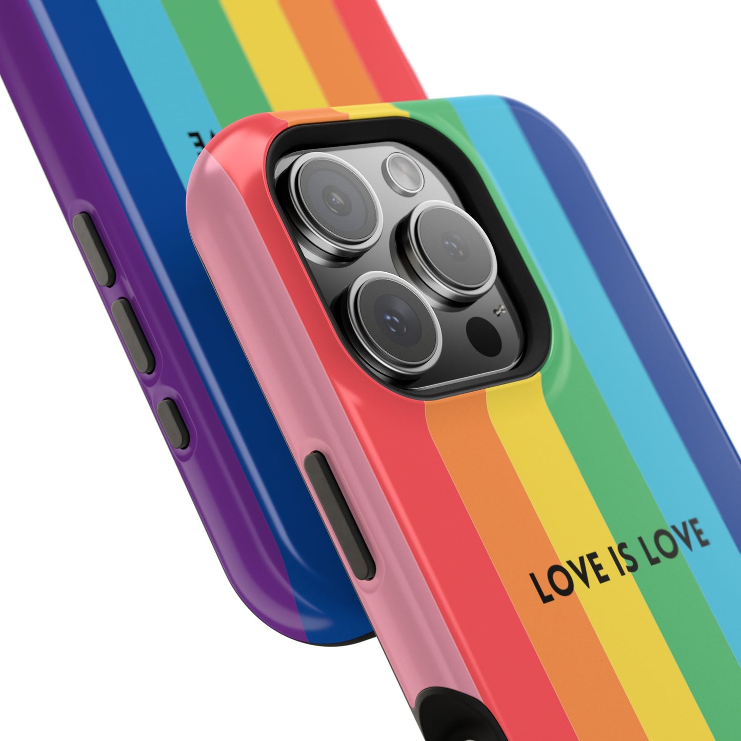 lOVE IS LOVE- Rainbow, LGBTQ+ Pride MAGNETIC Phone Case