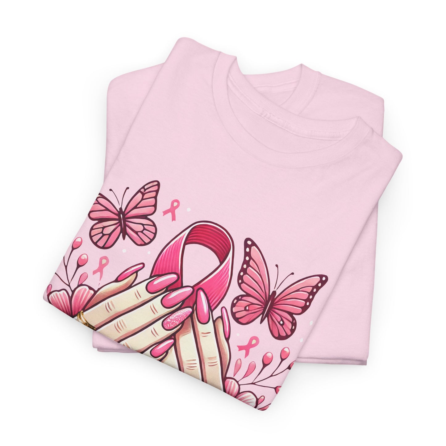 Hopeful Butterflies Unisex Heavy Cotton Tee