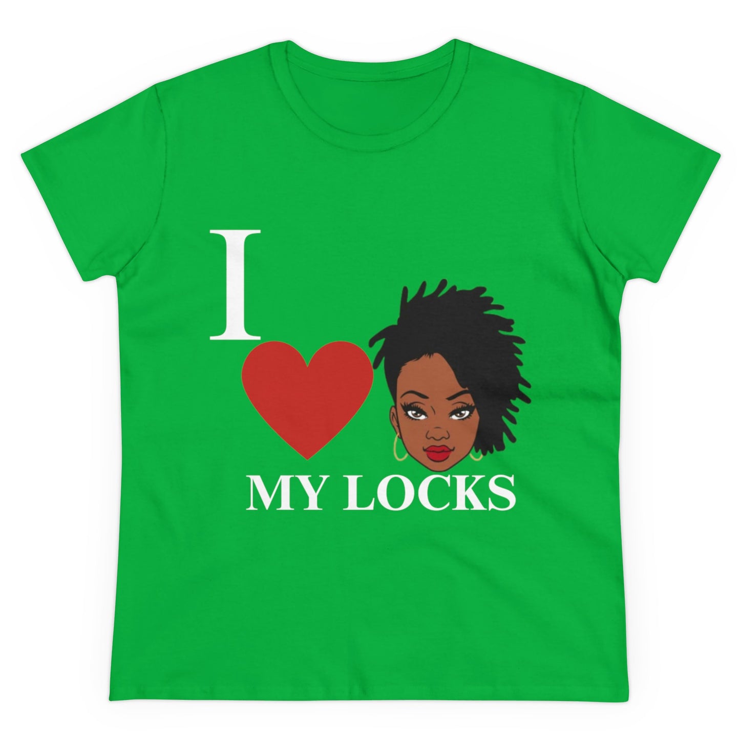 Women's Cotton Tee - Natural Hair Celebration Tee - Celebrate Natural Hair
